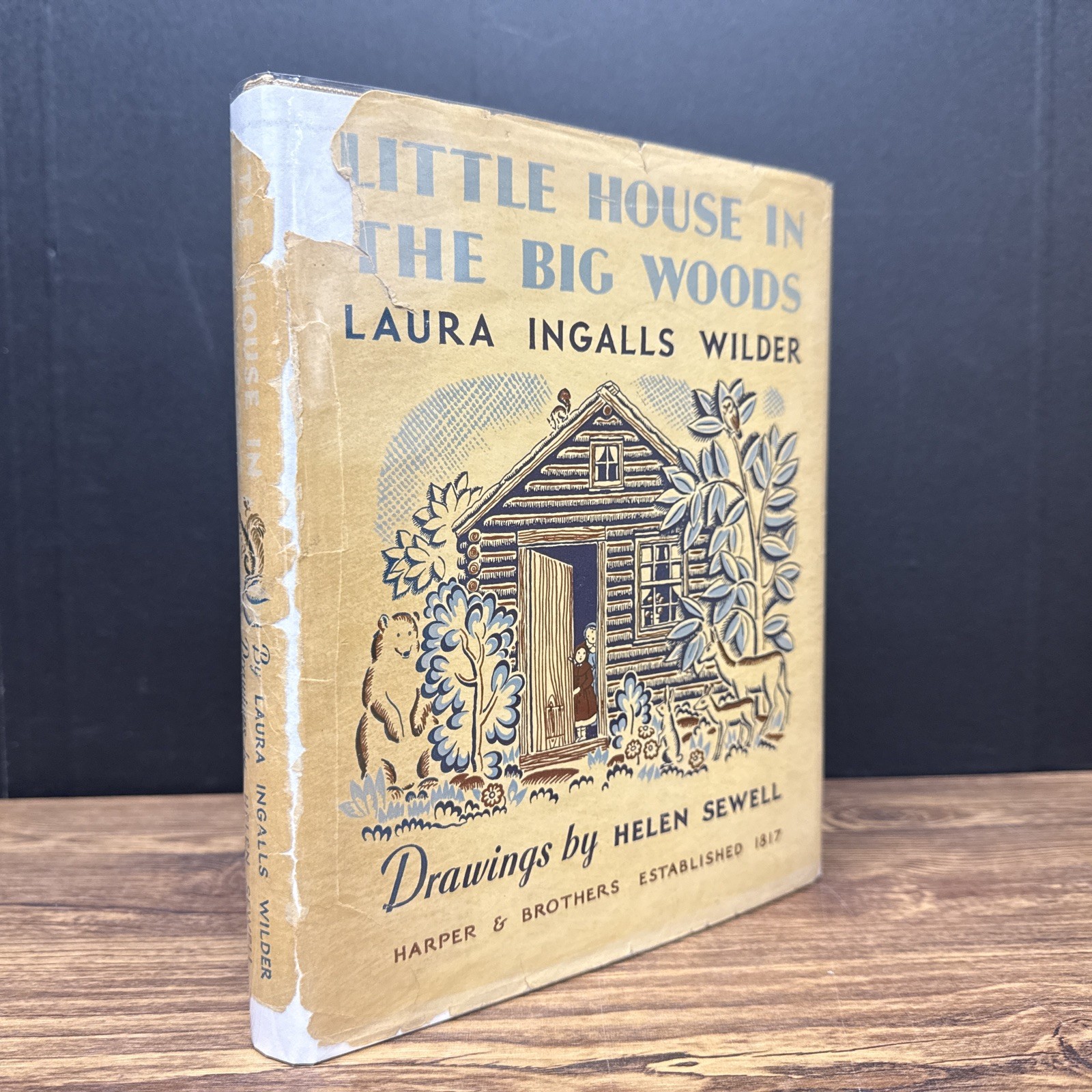 Little House In the Big Woods by Laura Ingalls Wilder ~ 1932 HC/DJ 1st or early