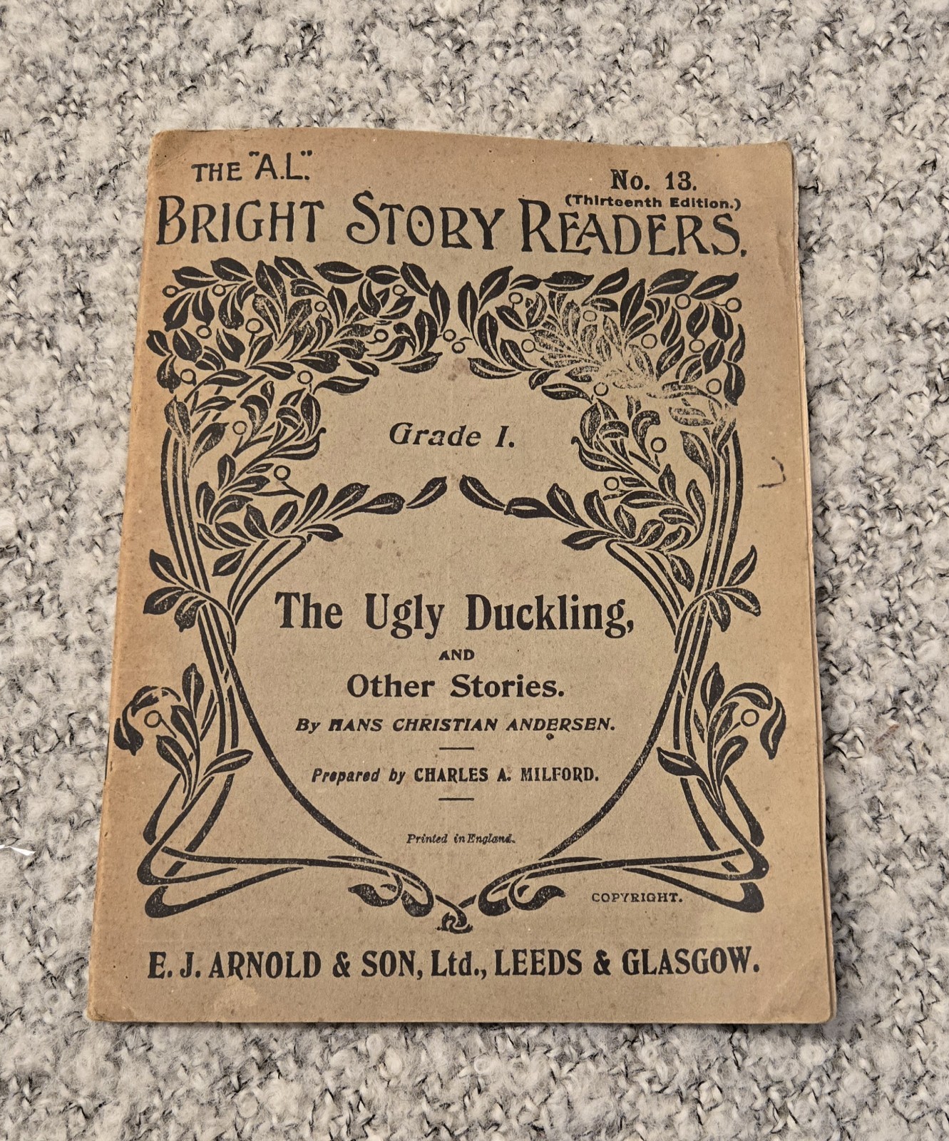 Bright Story Readers The Ugly Duckling and Other Stories Grade I Vintage RARE