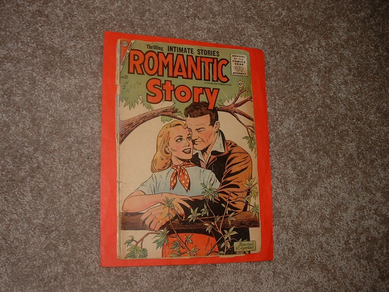 1956 Charlton Romantic Story 32 Giordano D’Agostino Complete GD- Fast Ship