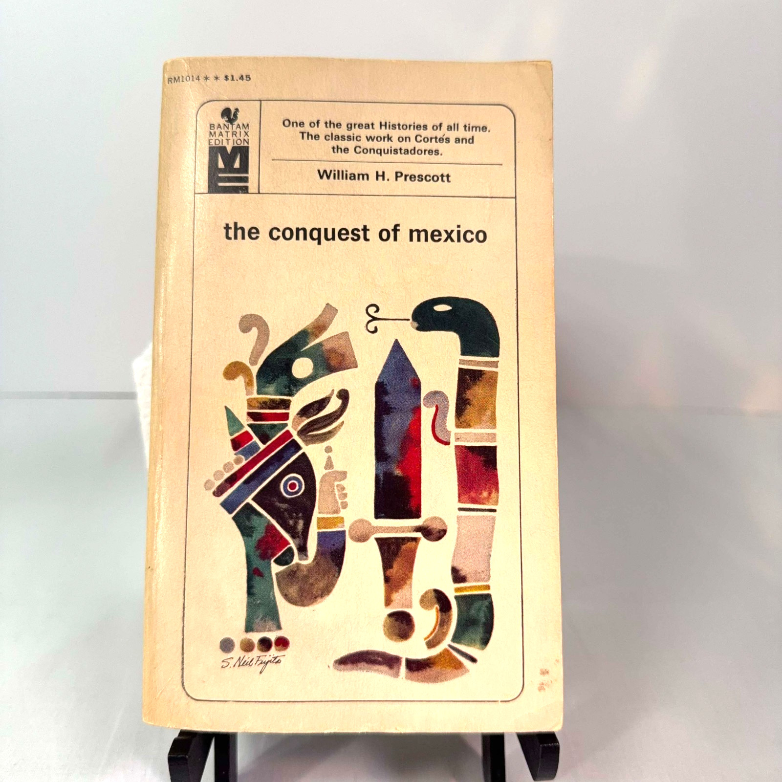 The Conquest of Mexico William H Prescott 1964 Bantam Matrix Paperback