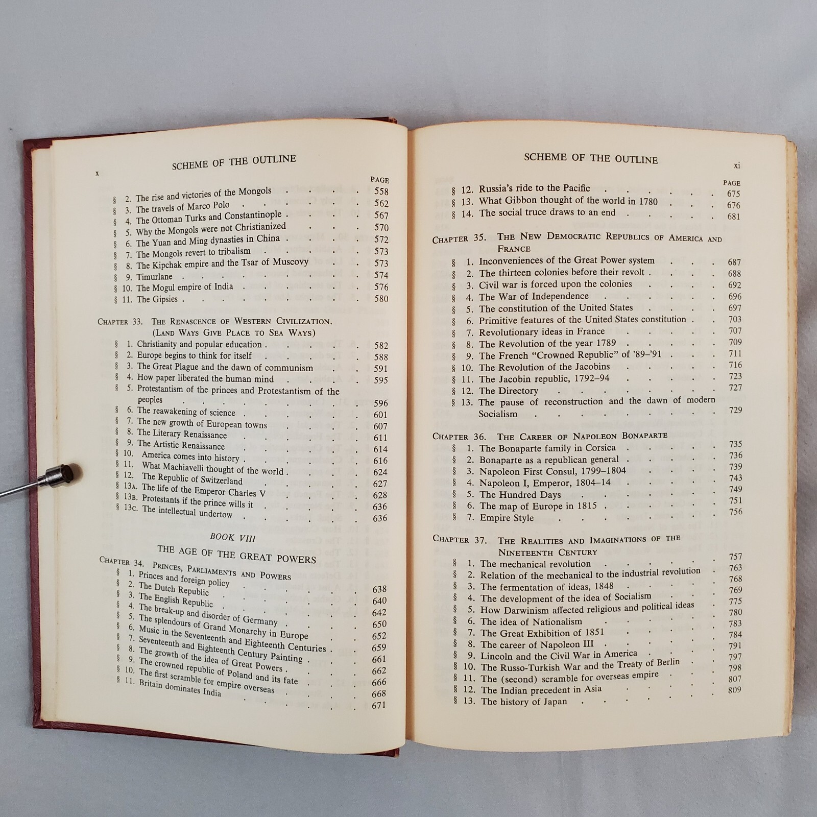 The Outline of History Vol 1 H.G. Wells Garden City Books NY Hardcover Book 1961