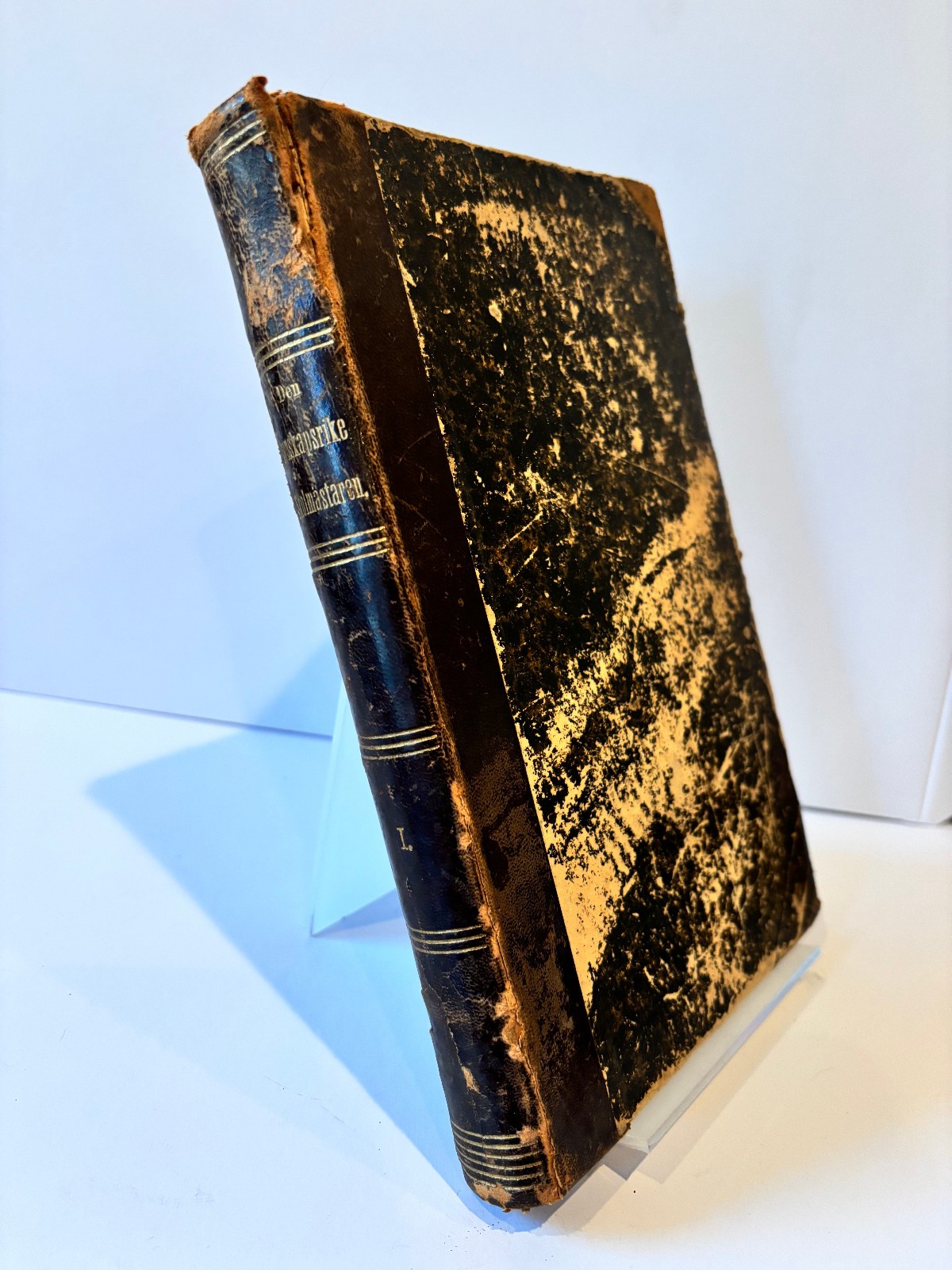 Swedish Antique Book 1882 Bonniers Den Kunskapsrike Skolmästaren Carl Rosander