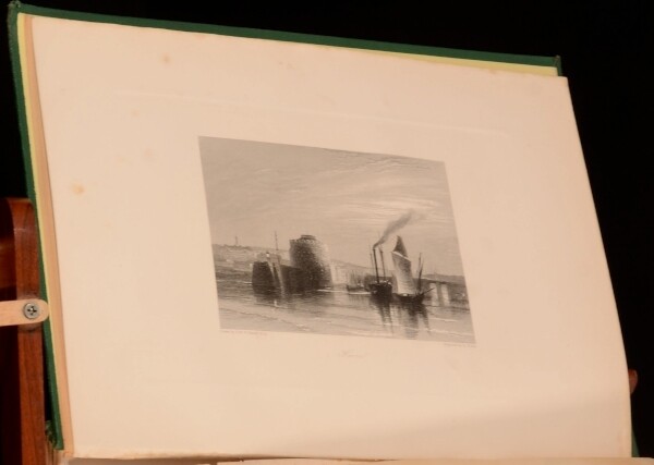 c1880 Turner’s Rivers of France John Ruskin Leitch Ritchie Plates Art