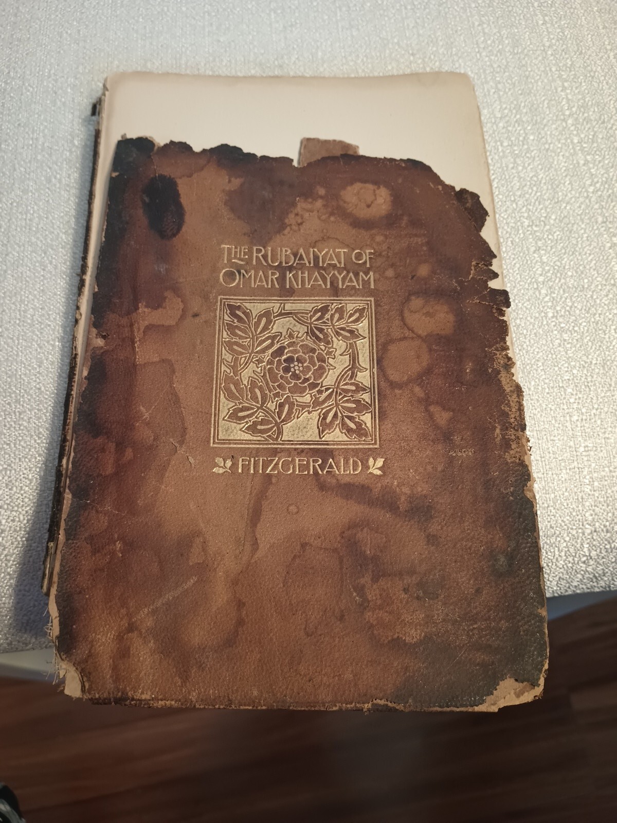 The Rubaiyat of Omar Khayyam Edward Fitzgerald 1898 Leather Gold Embossed