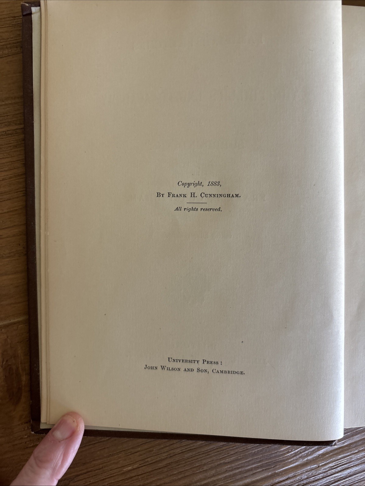 Familiar Sketches Phillips Exeter Academy – 1883