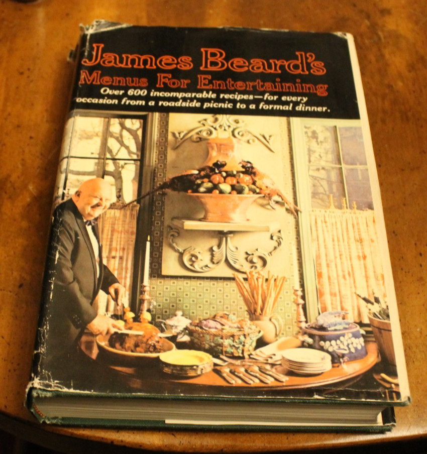 James Beard’s Menu for Entertaining ~ 1965 Delacorte Press HCDJ BCE