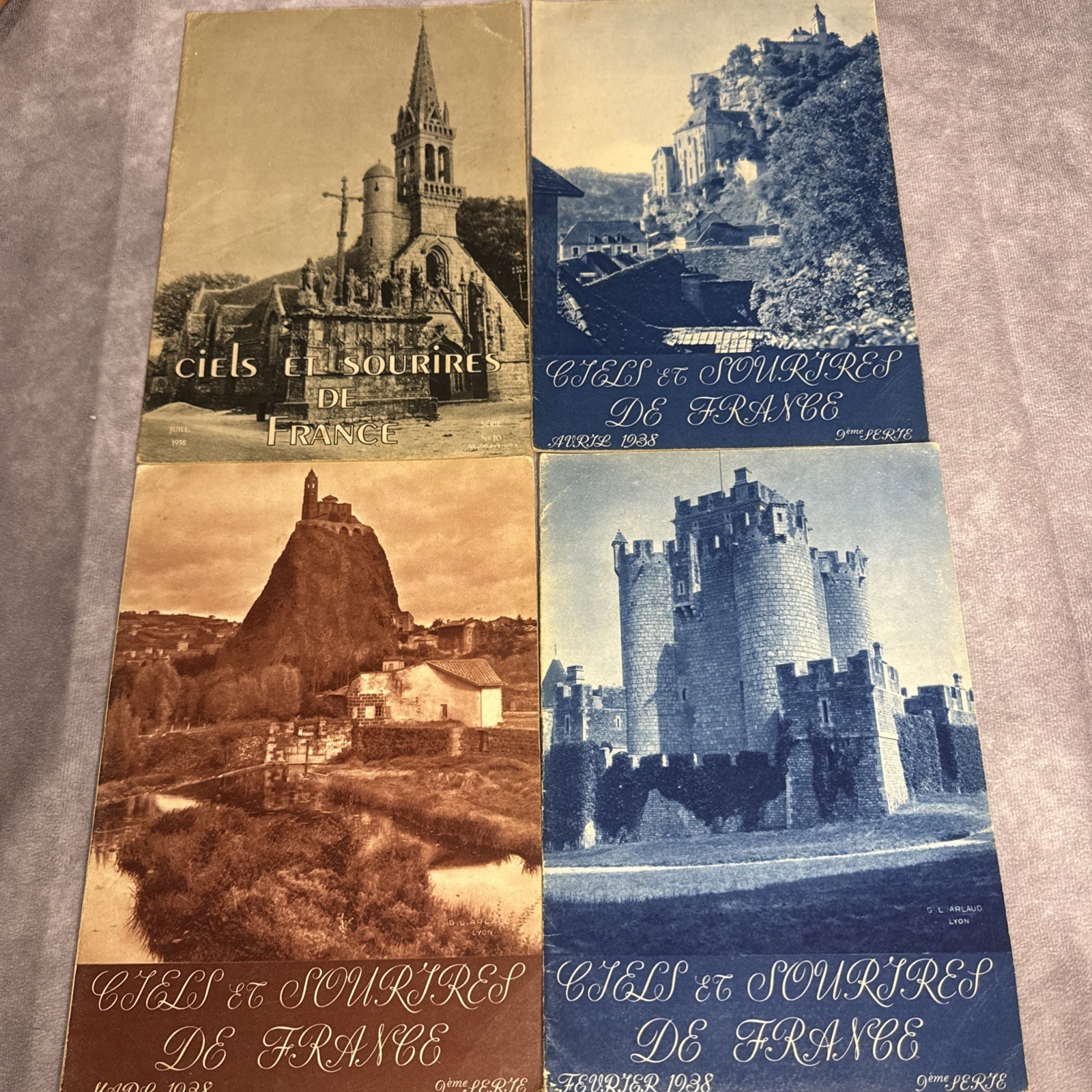 4-Giels et Sourires de France “Heavens and Smiles In France” 1938 Vintage Books