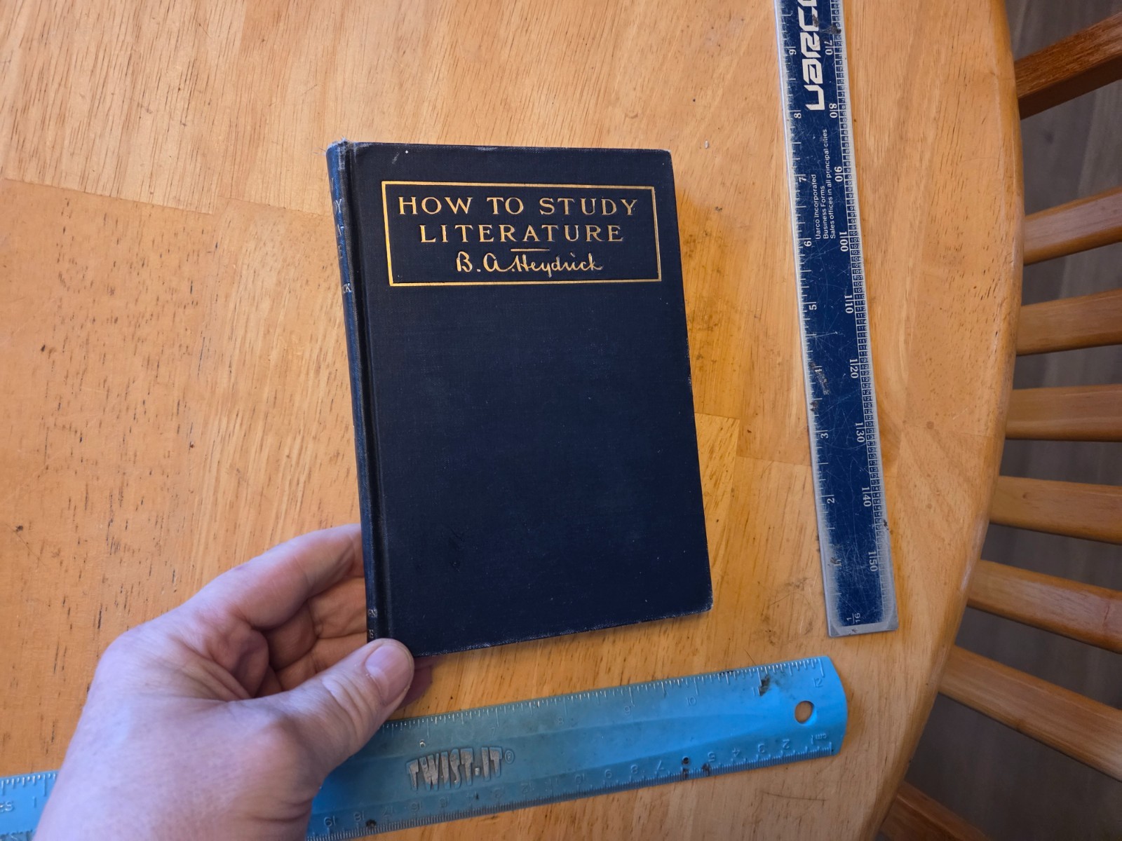 How to Study Literature by B. A. Heydrick – 1903 Hinds, Hayden & Eldredge Hardco