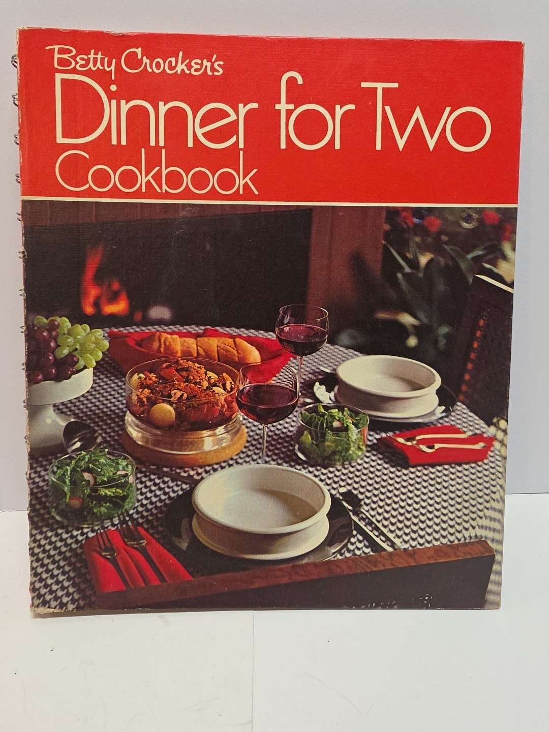 1973 Betty Crocker’s Dinner for Two Cookbook- First Printing-Spiral Binding