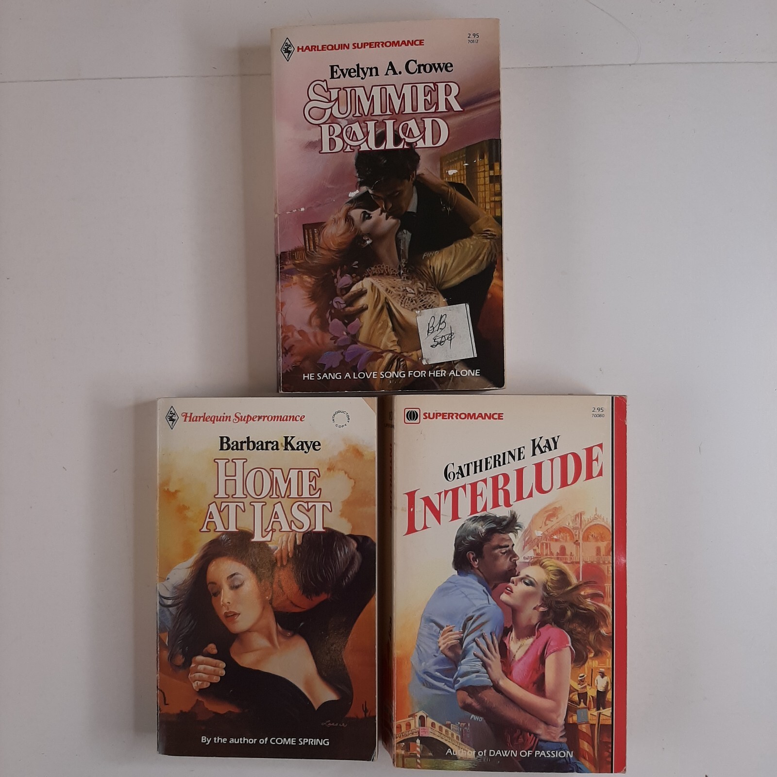 7 Diff. HARLEQUIN SUPERROMANCE Paperback Novels Romance Softcover SC books RJ25