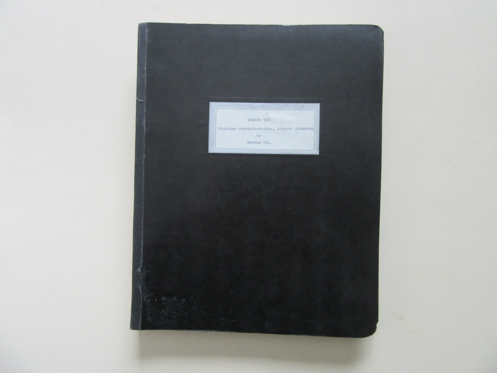 707 & 720 Airplane Characteristics and Airport Planning Manuals- Boeing 1968/ 69