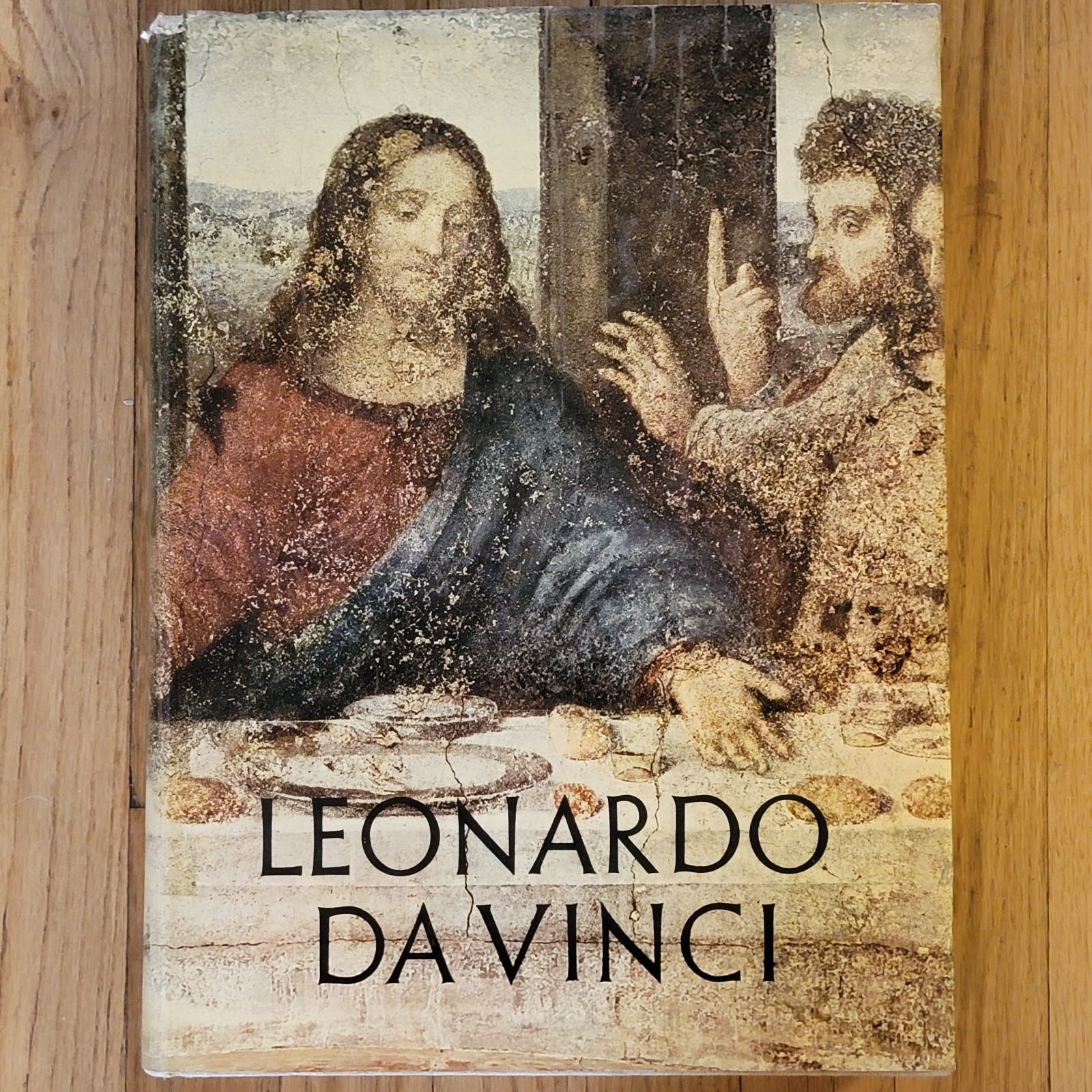 VTG 1956 Leonardo Da Vinci Art Coffee Table Book Large Hardcover Italy
