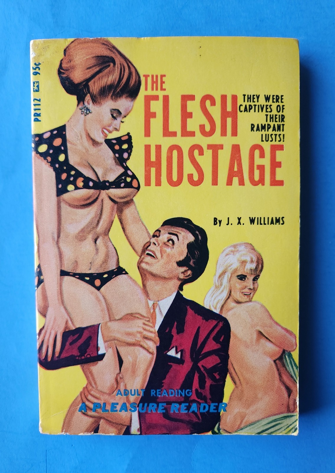 THE FLESH HOSTAGE by J. X. Williams Greenleaf Classics PR112 Vintage Sleaze GGA