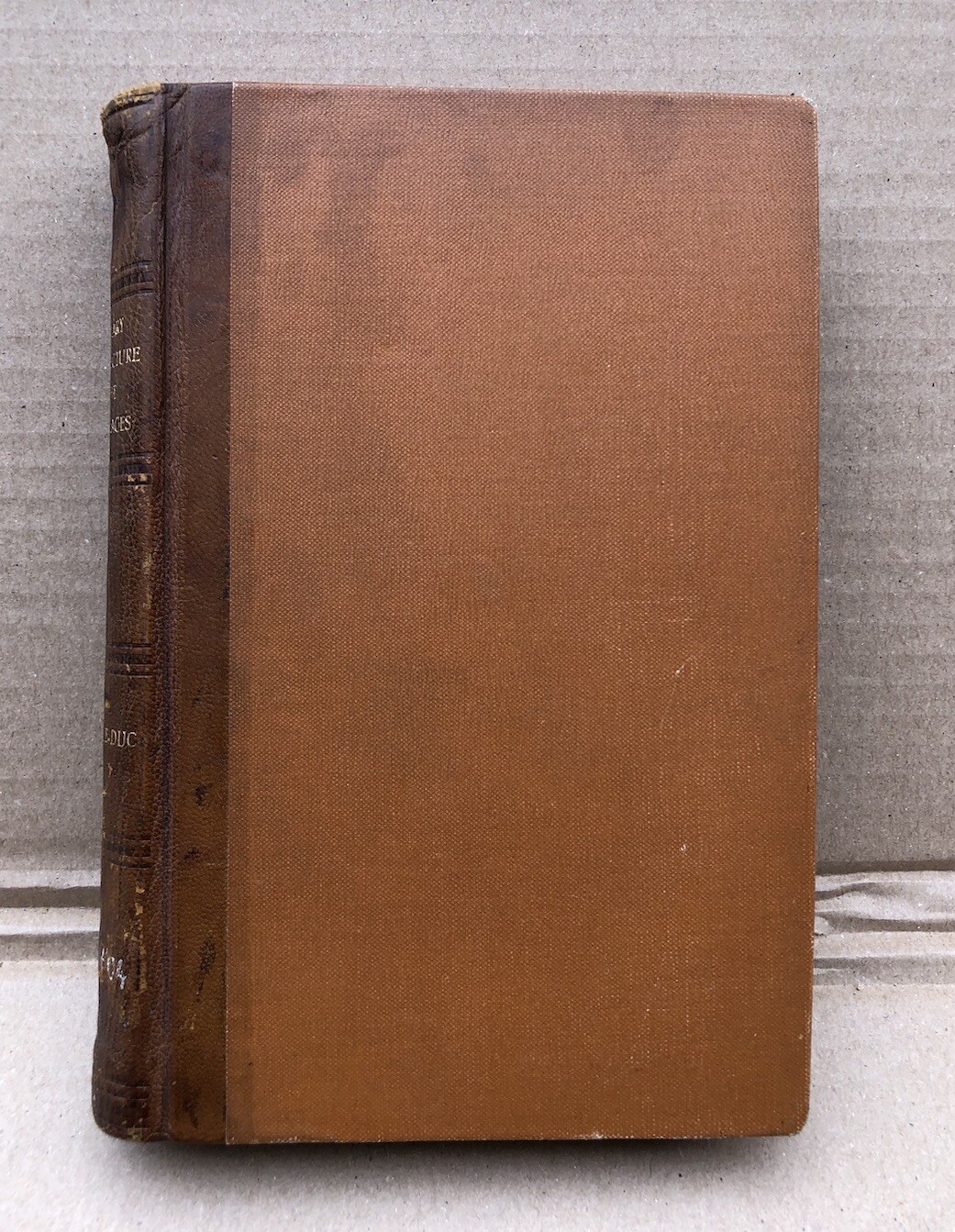 Viollet Le-Duc Military Architecture of the Middle Ages 1860 Cheltenham College