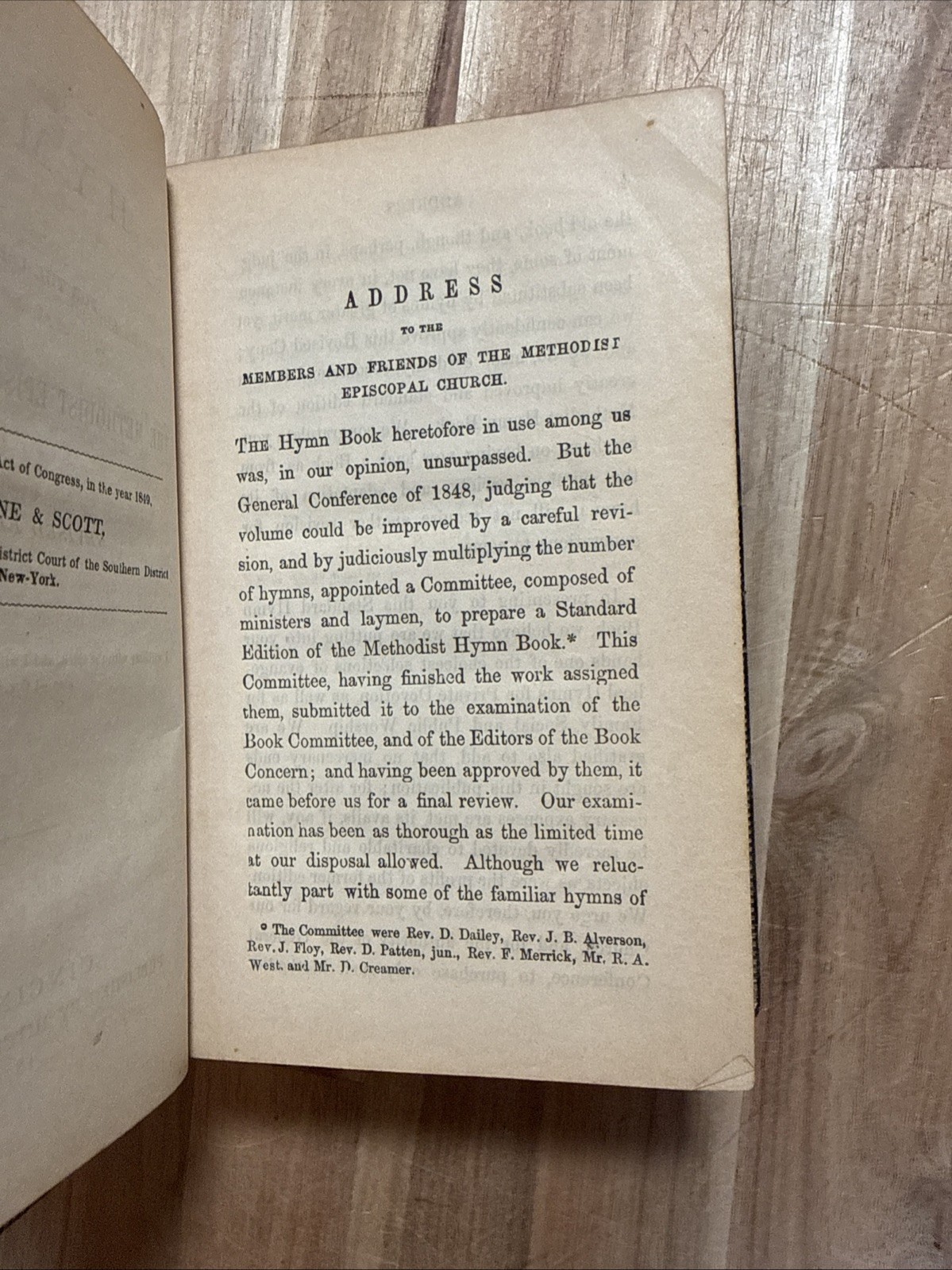 1870 HYMNS leather METHODIST cincinnati HITCHCOCK & WALDEN antique OLD