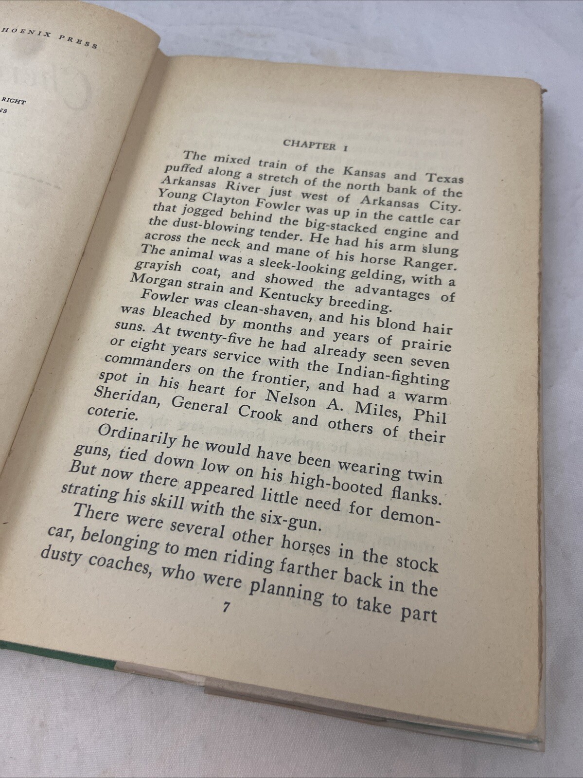 Cherokee Fowler by Chuck Stanley (Phoenix Press, 1945, HCDJ) Vintage Western