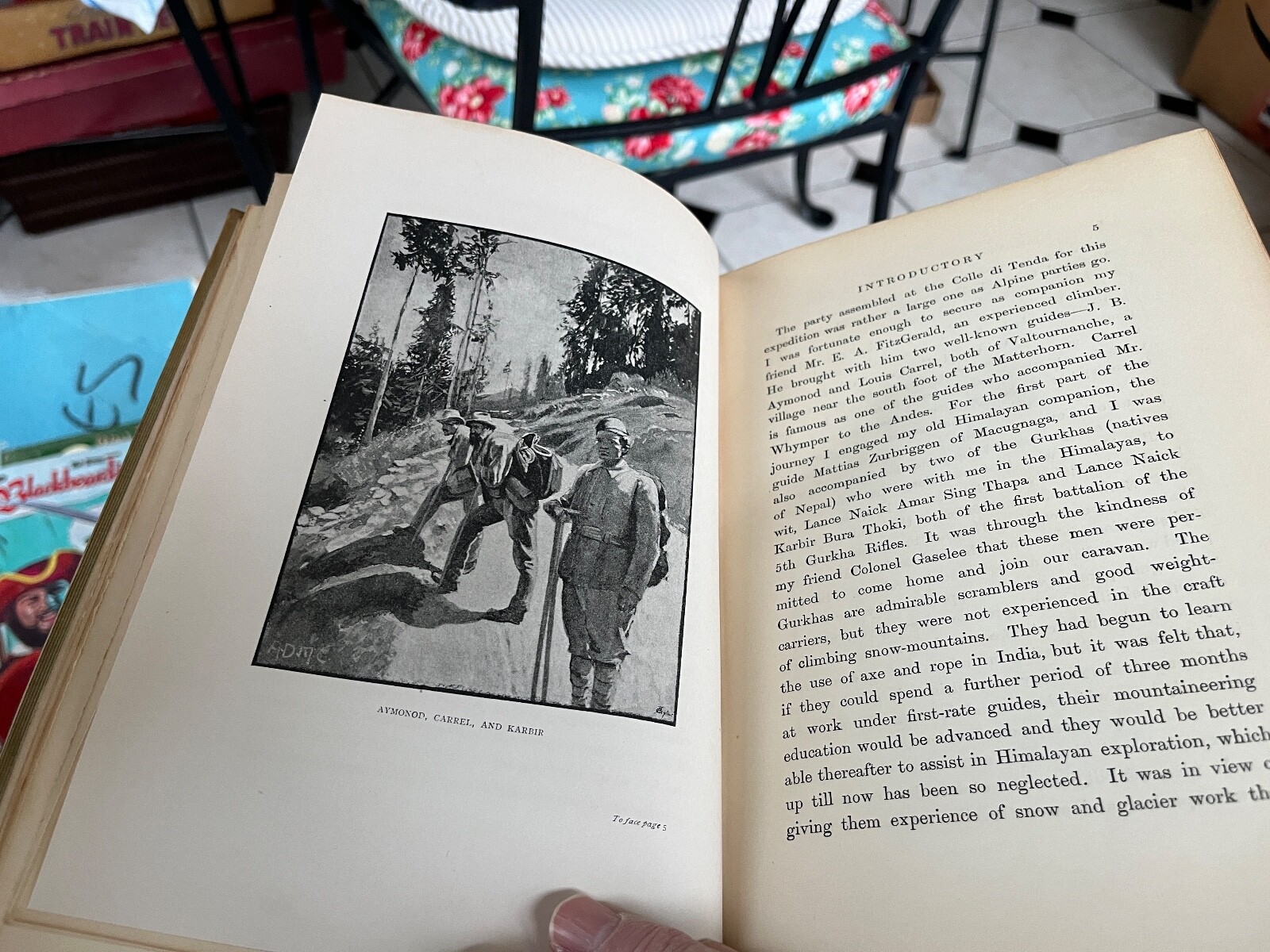 1895 book The Alps From End to End William Martin Conway hiking mountain climb