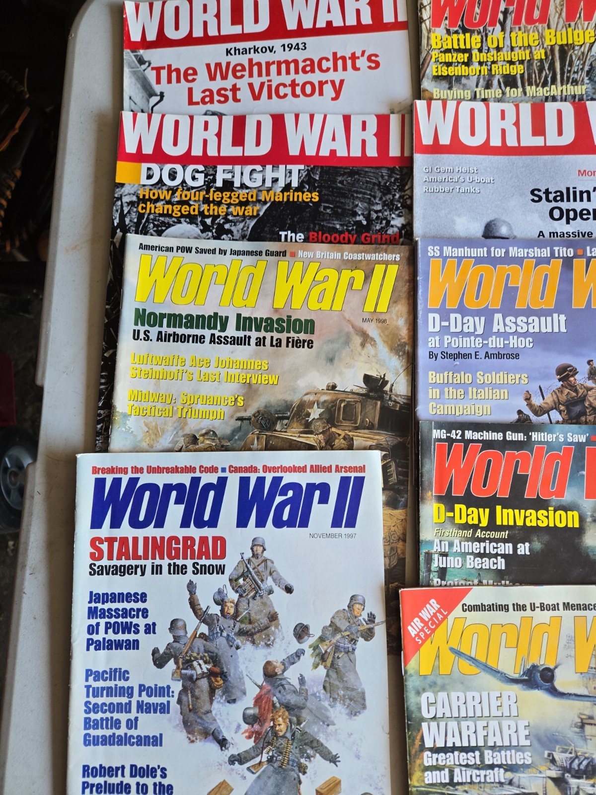 1990s World War 2 Magazines Back Issues Lot Of 34