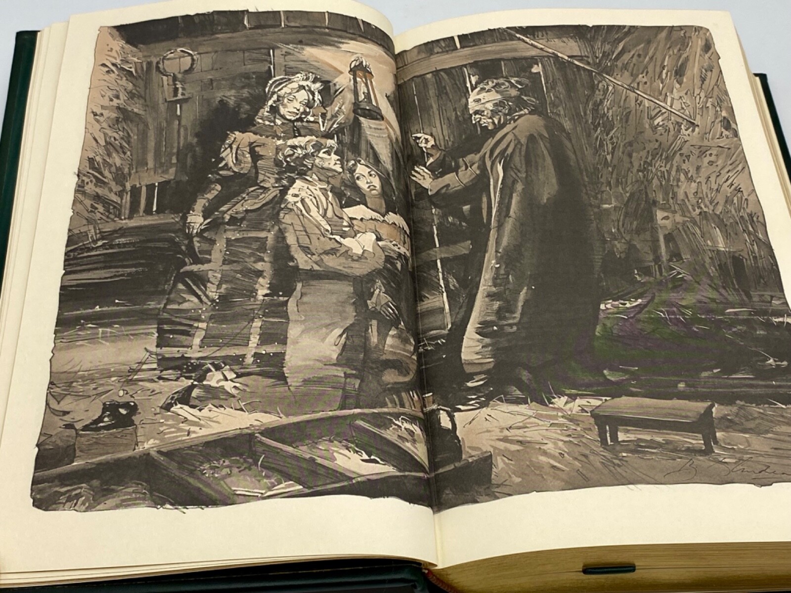 Franklin Library 7 GOTHIC TALES Monkey Deluge at Norderney HORROR ILLUSTRATED!!