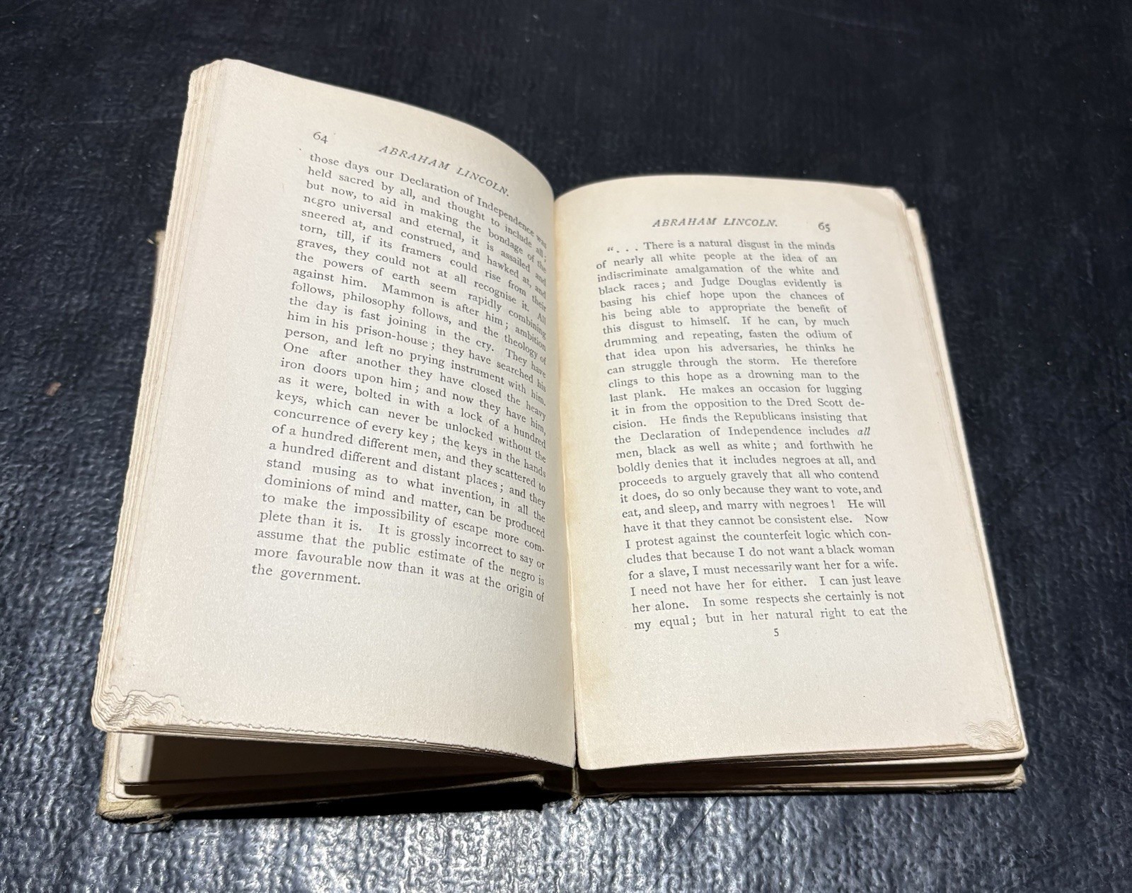 Abraham Lincoln Speeches 1908 Edited By Chittenden Dodd Mead & Company Book Vntg