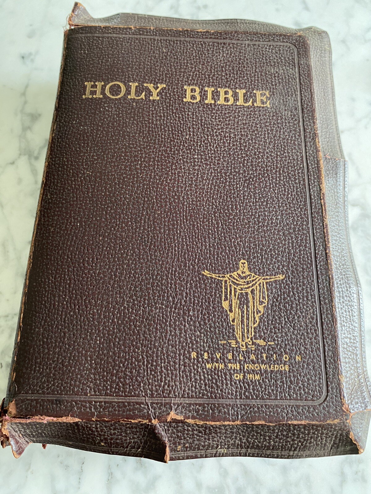 Holy Bible Red – Revelation with the Knowledge of Him Large Type Spencer 1947