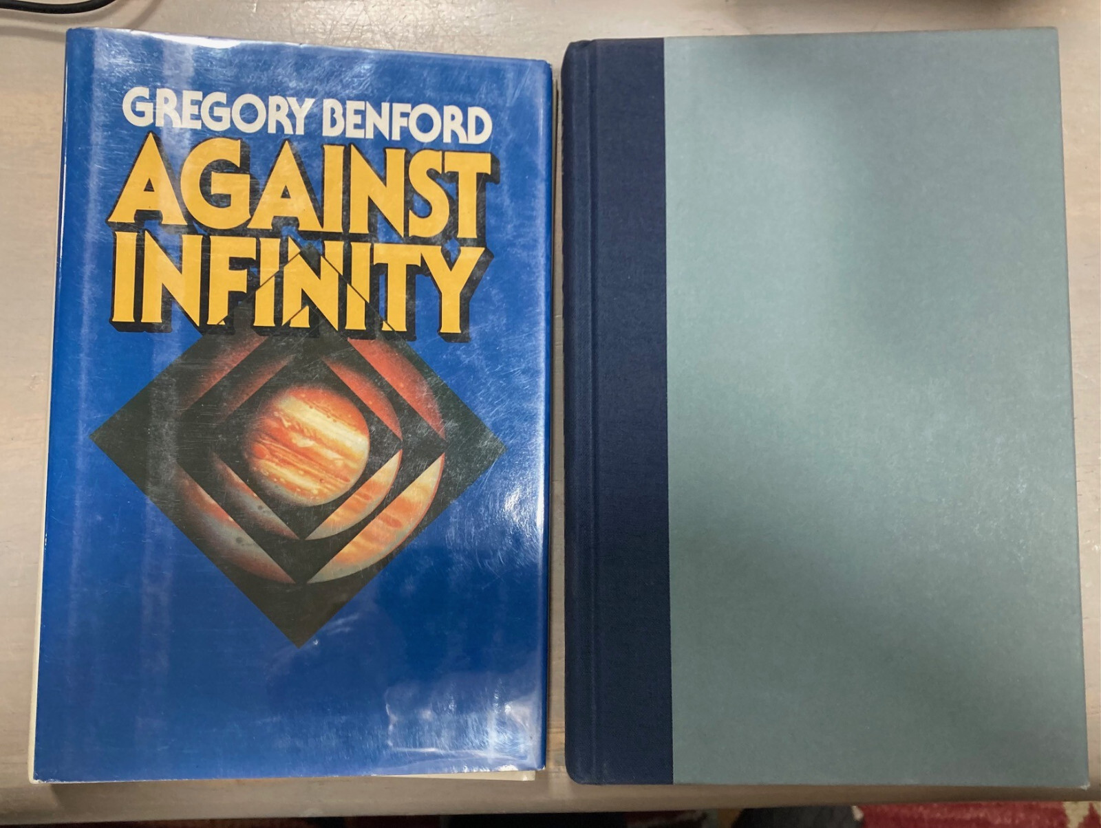 Against Infinity Gregory Benford 1983 Timescape 1st ed. Science Fiction