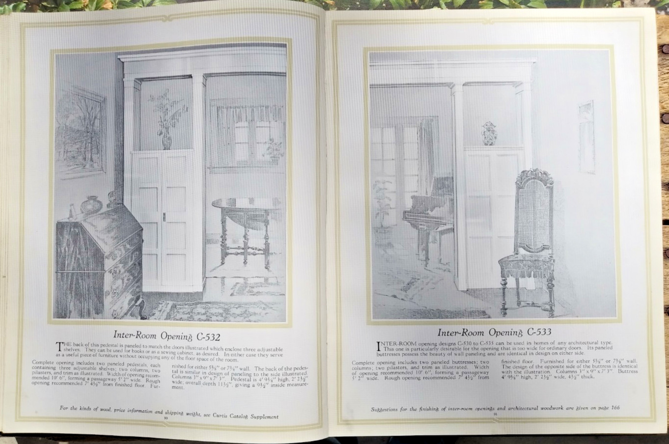 Architectural Interior Exterior Woodwork 1920 Millwork Cabinetry Door Window