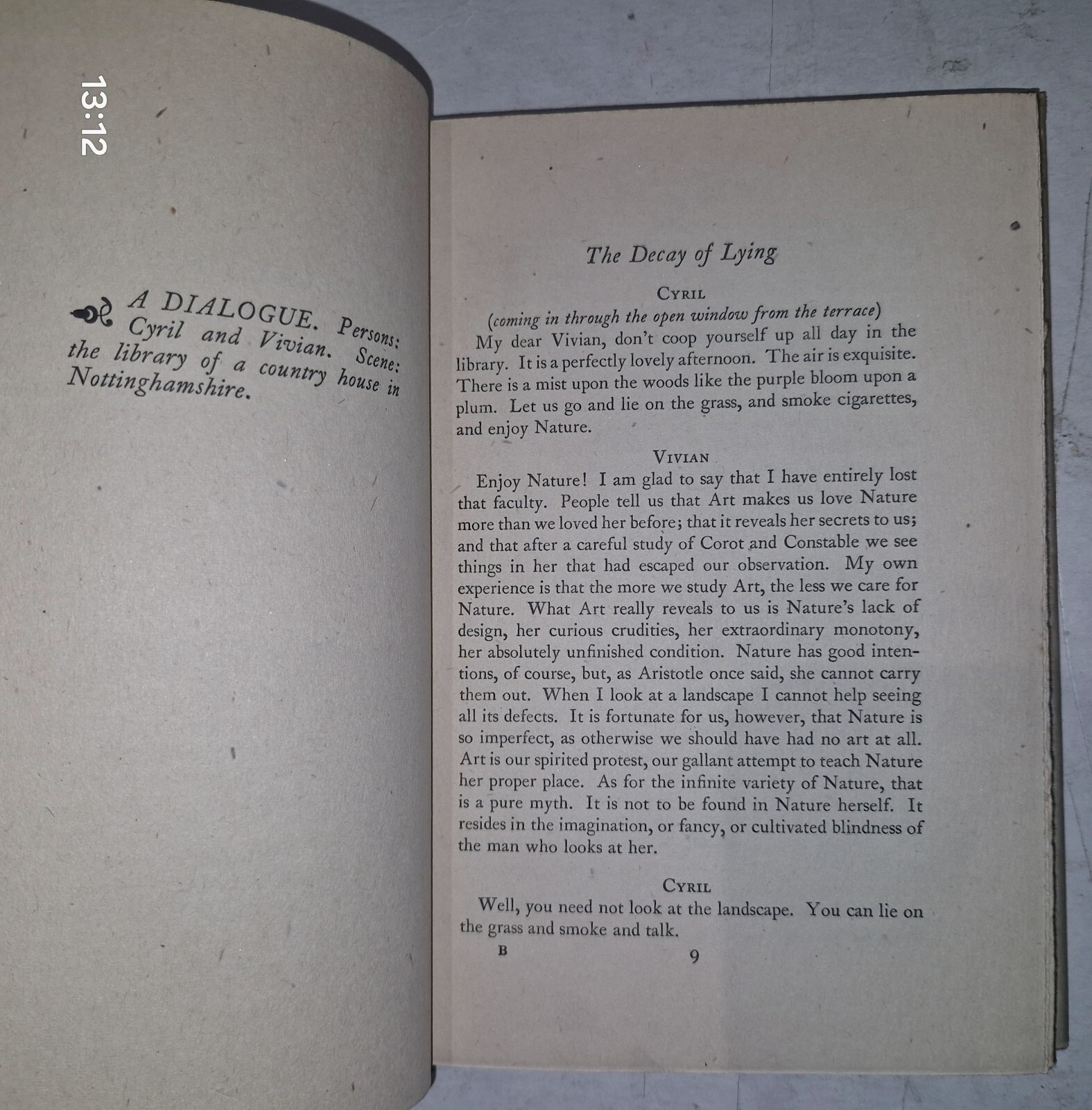 OSCAR WILDE – INTENTIONS – UNICORN PRESS 1945