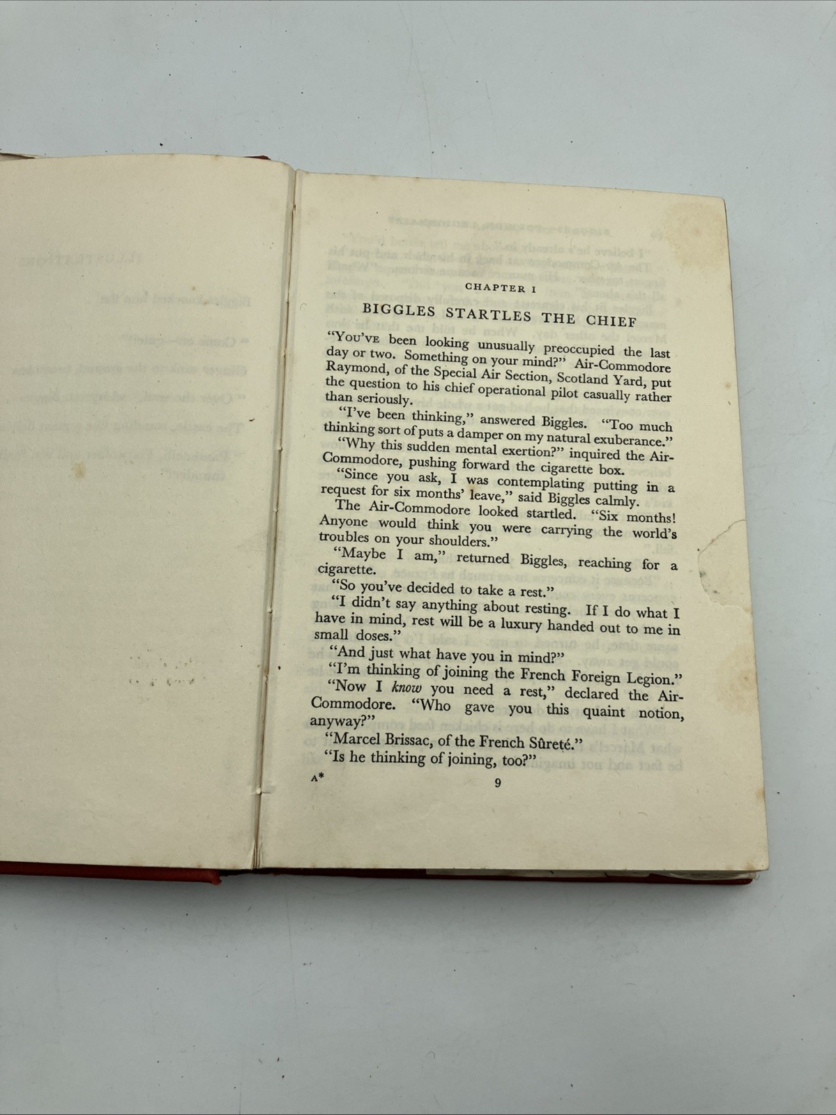 Biggles Foreign Legionnaire Captain W E Johns Hodder & Stoughton 1st Ed 1954