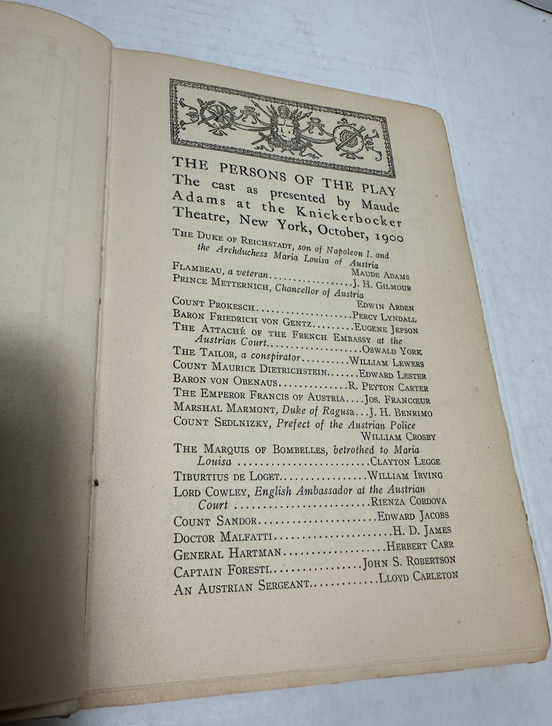 L‘ Aiglon: A Play in Six Acts By Edmond Rostand 1900 R. H. Russell Hardcover