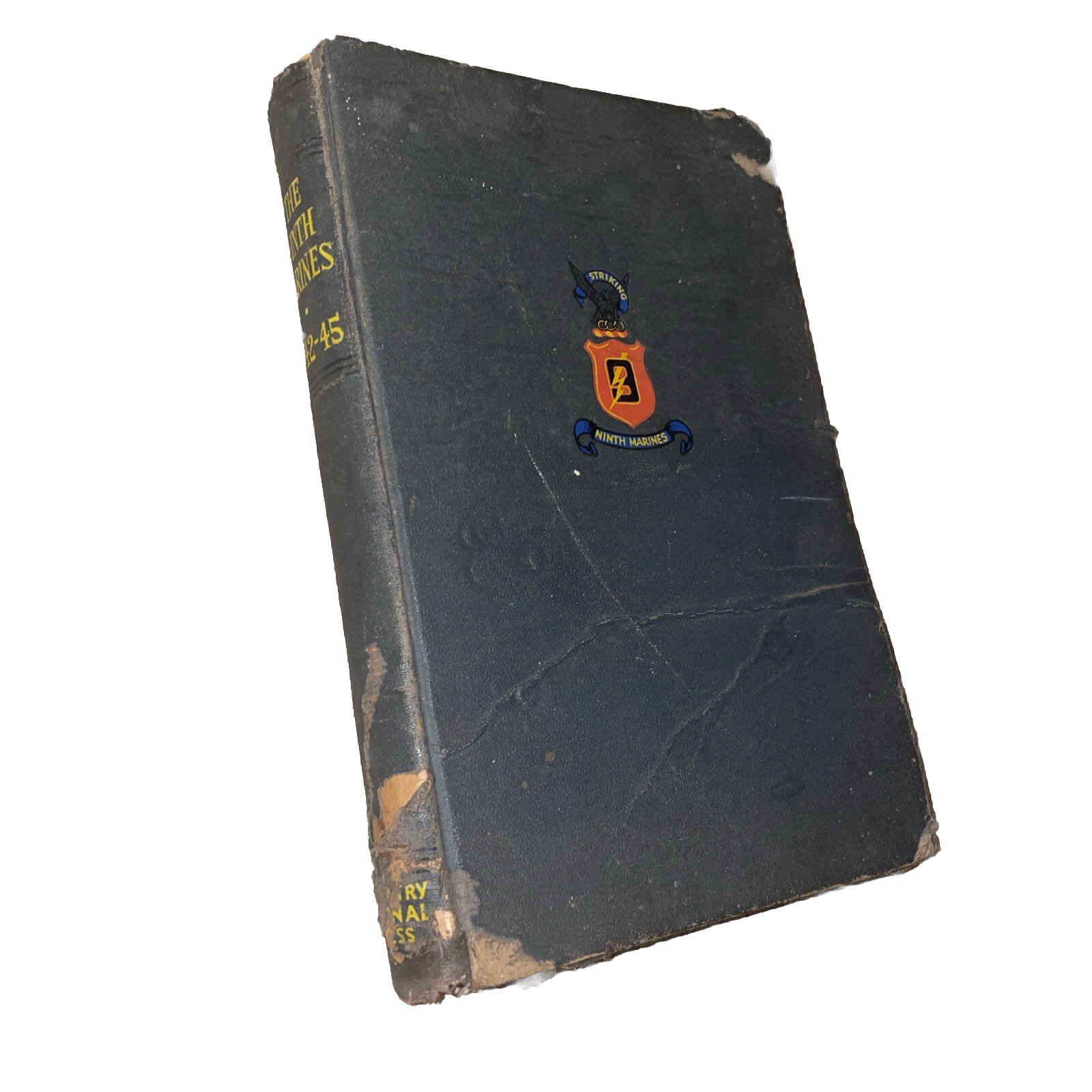 THE NINTH MARINES 1st Edition (Stated) WWII History 1942-45 w/ Full Roster 1946