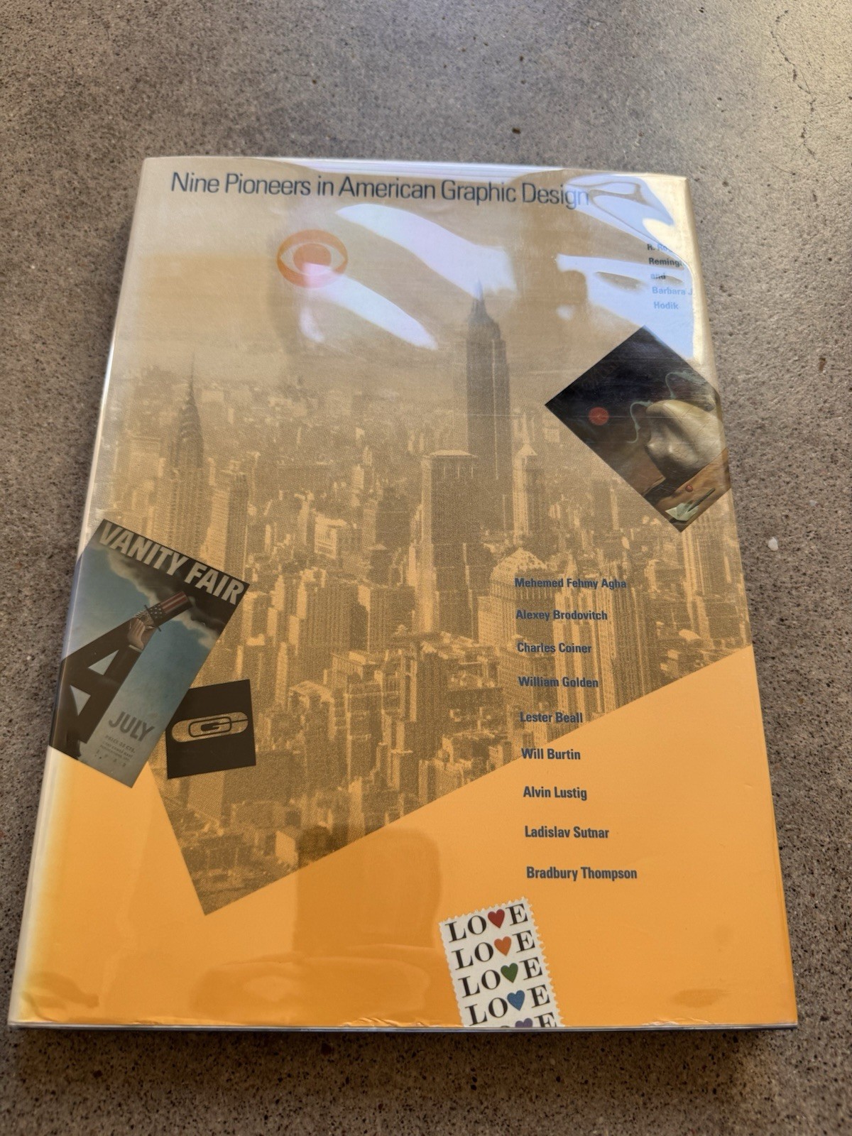 Nine Pioneers in American Graphic Design 1989 MIT Press HC DJ 1st Ed. 1st Print