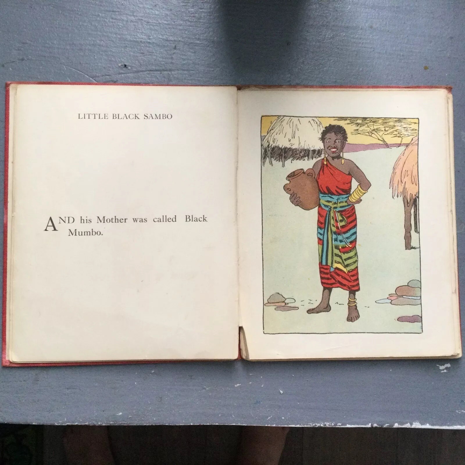 FIRST ED. 1919 HARDCOVER THE LITTLE BLACK SAMBO 24 Colored Illustrations HC