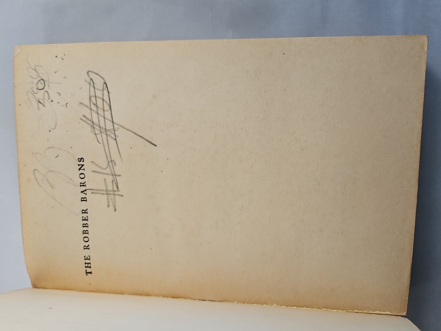 The Robber Barons by Matthew Josephson (1962) 2nd Edition Paperback Harcourt