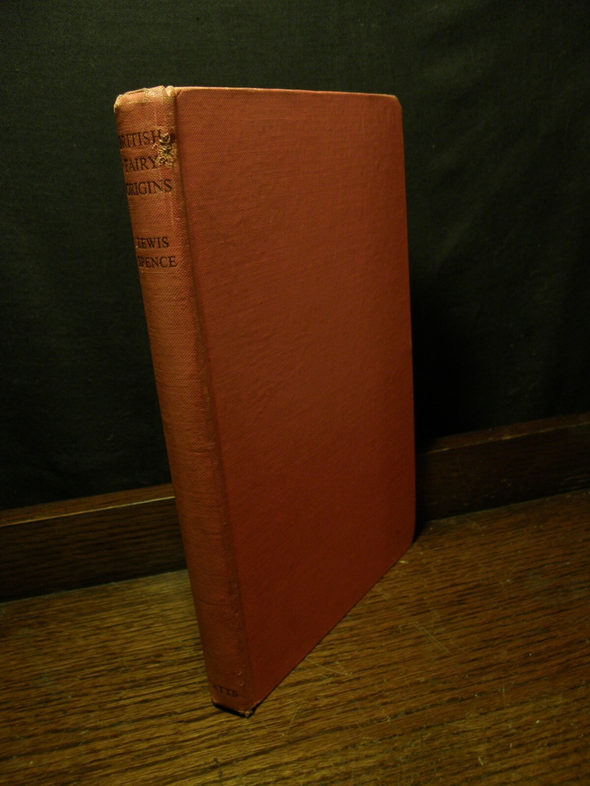 British Fairy Origins – Lewis Spence OCCULT FOLKLORE WITCHCRAFT MYTH LEGEND RARE