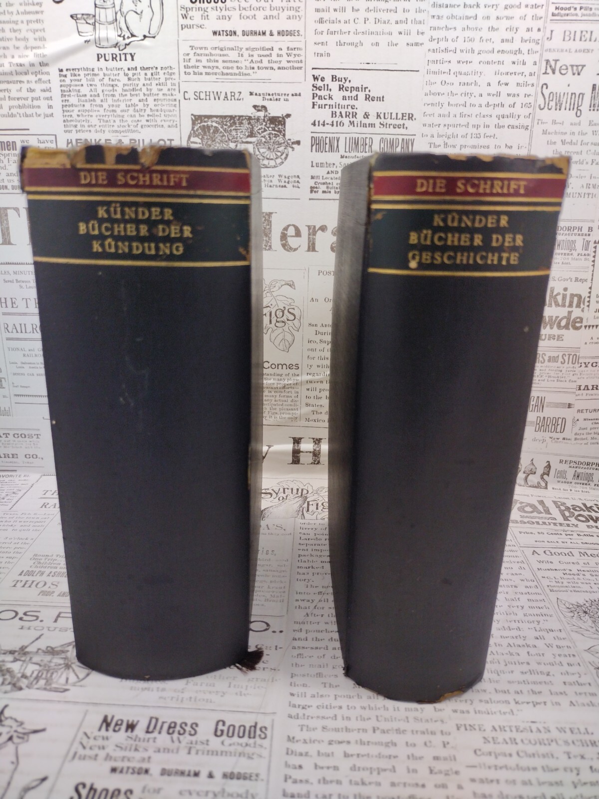 Die Schrift Künder bücher der kündung/Geschichte. German rare book