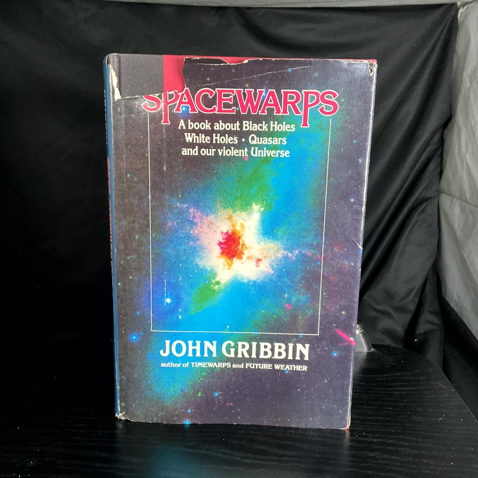 SPACEWARPS John Gribbin 1983 1st ED Black Holes White Holes Quasars Cosmology