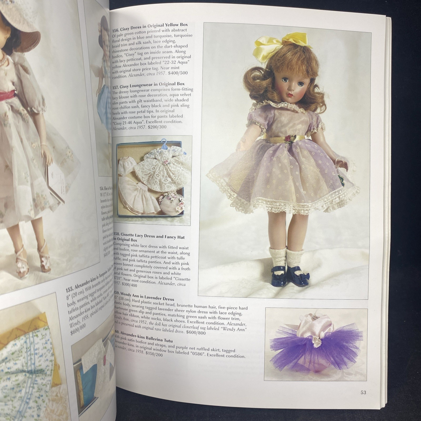 2 Mid Century American Dolls 1945-1965 Madame Alexander, Barbie, Ginn, Jill