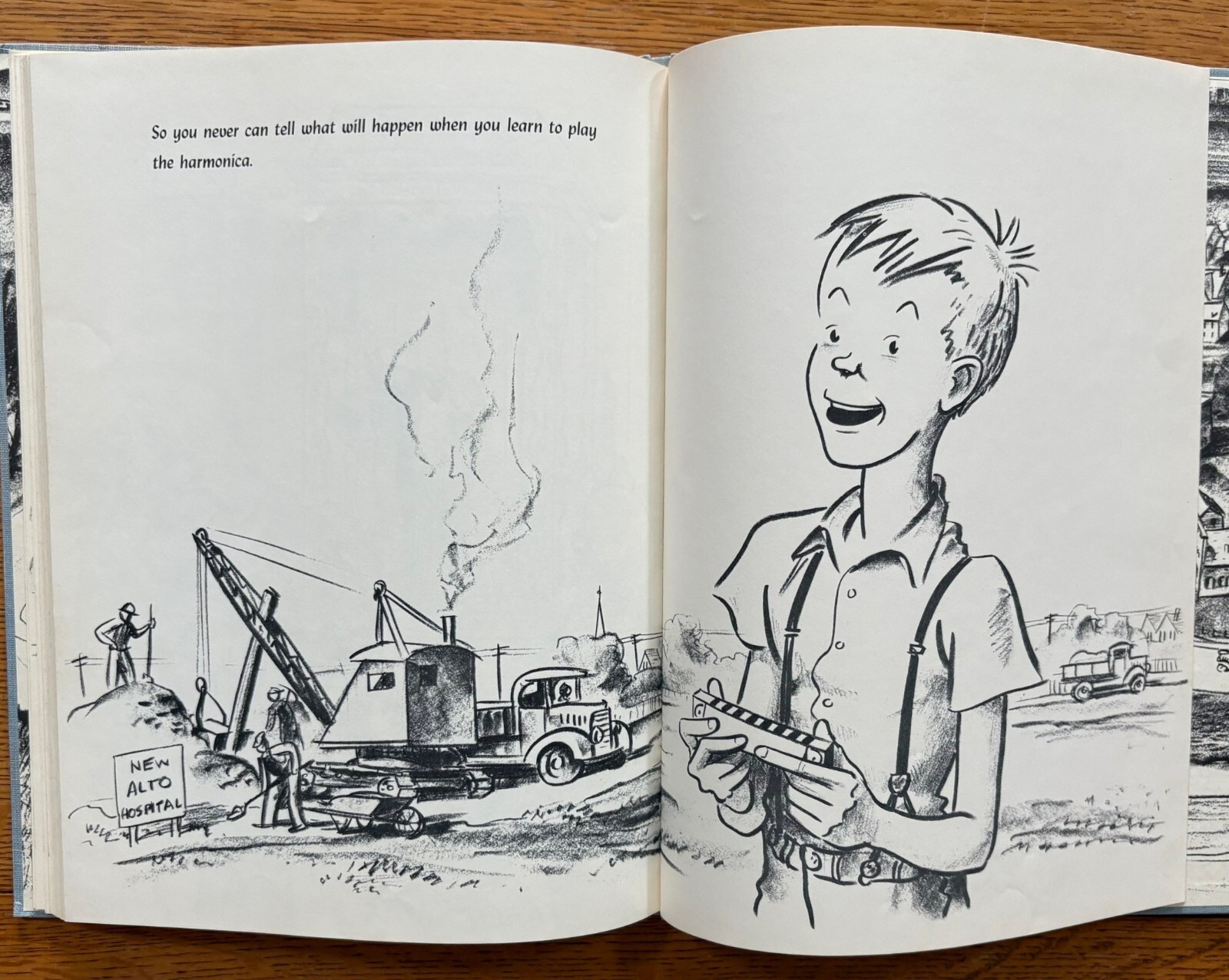 LENTIL by Robert McCloskey – 1968 HC/DJ 12th Printing – V. Nice!