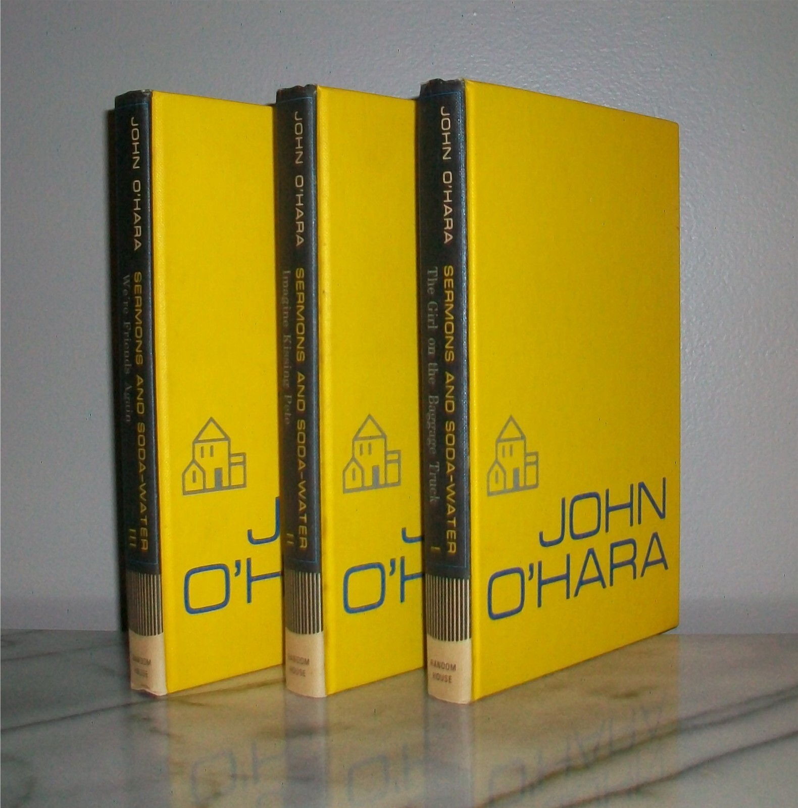 SERMONS AND SODA-WATER Vol. I, II, III By John O’Hara HC Books First Printing