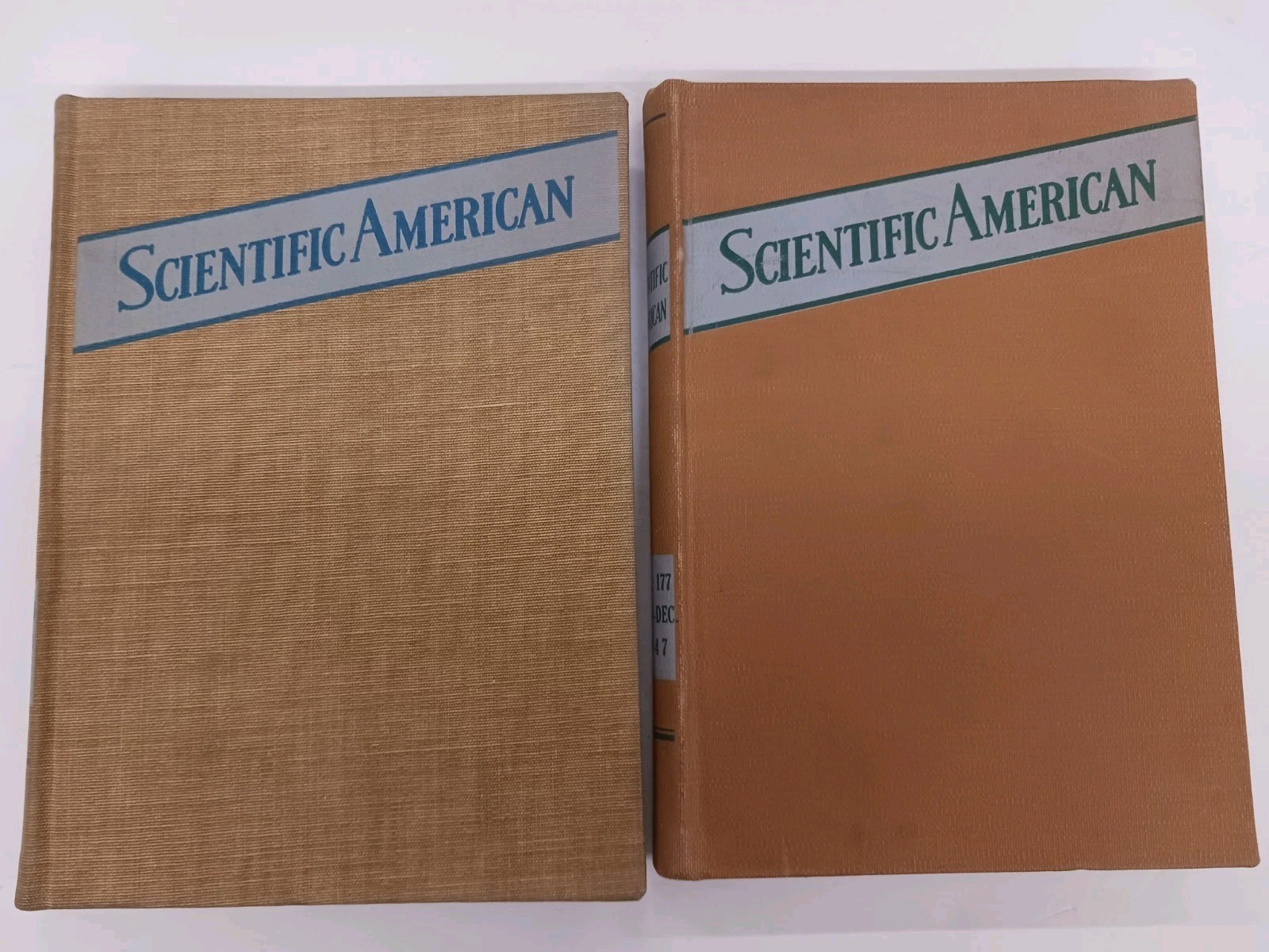 Scientific American Bound Copies 1942 & 1947 Great Illustrations & Ads War Prepa
