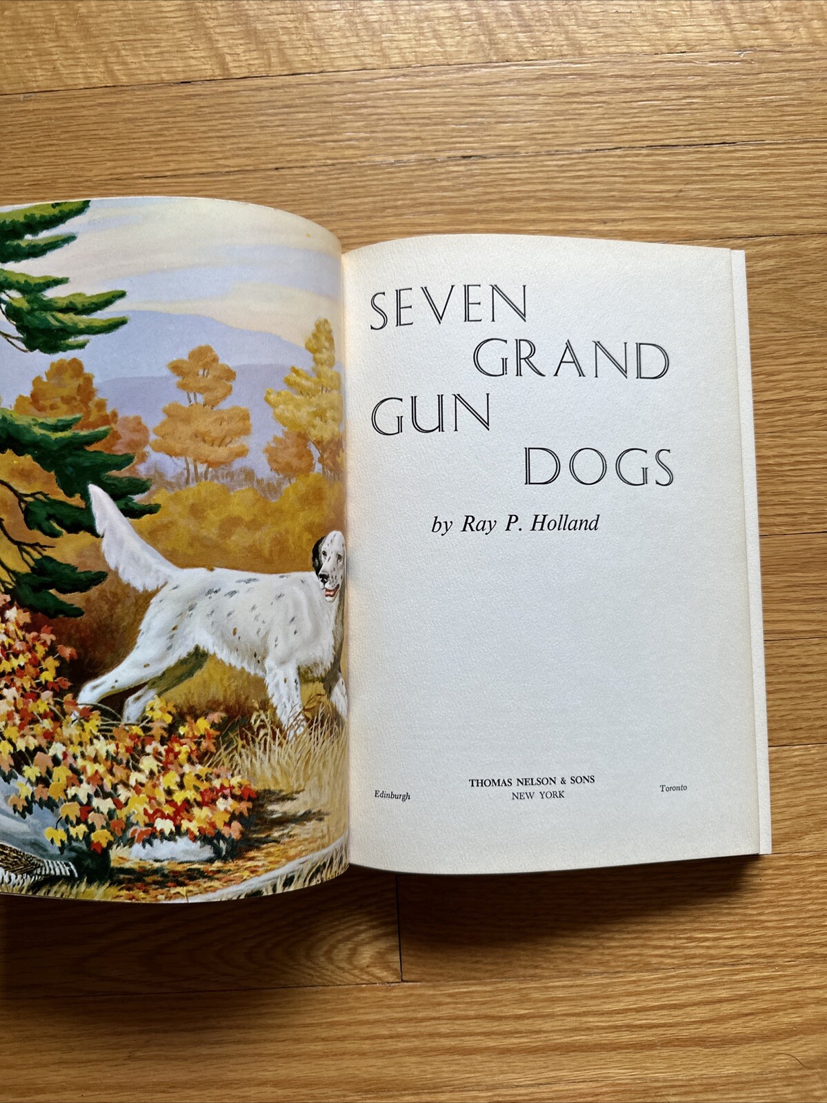 Seven Grand Gun Dogs by Ray P. Holland Signed Limited 1st Edition #226/250