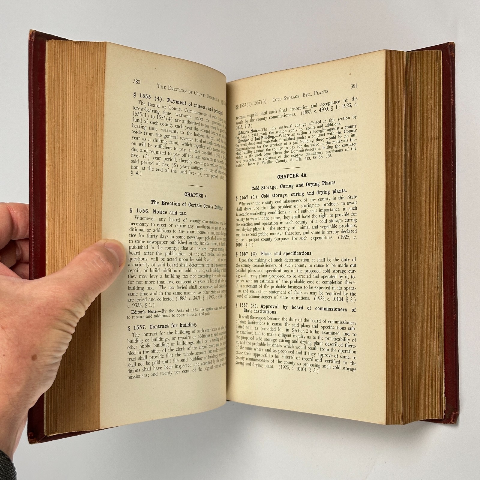 1925 Florida Law „Florida Cumulative Statutes“ Michie (Hardcover, Quincy, FL)