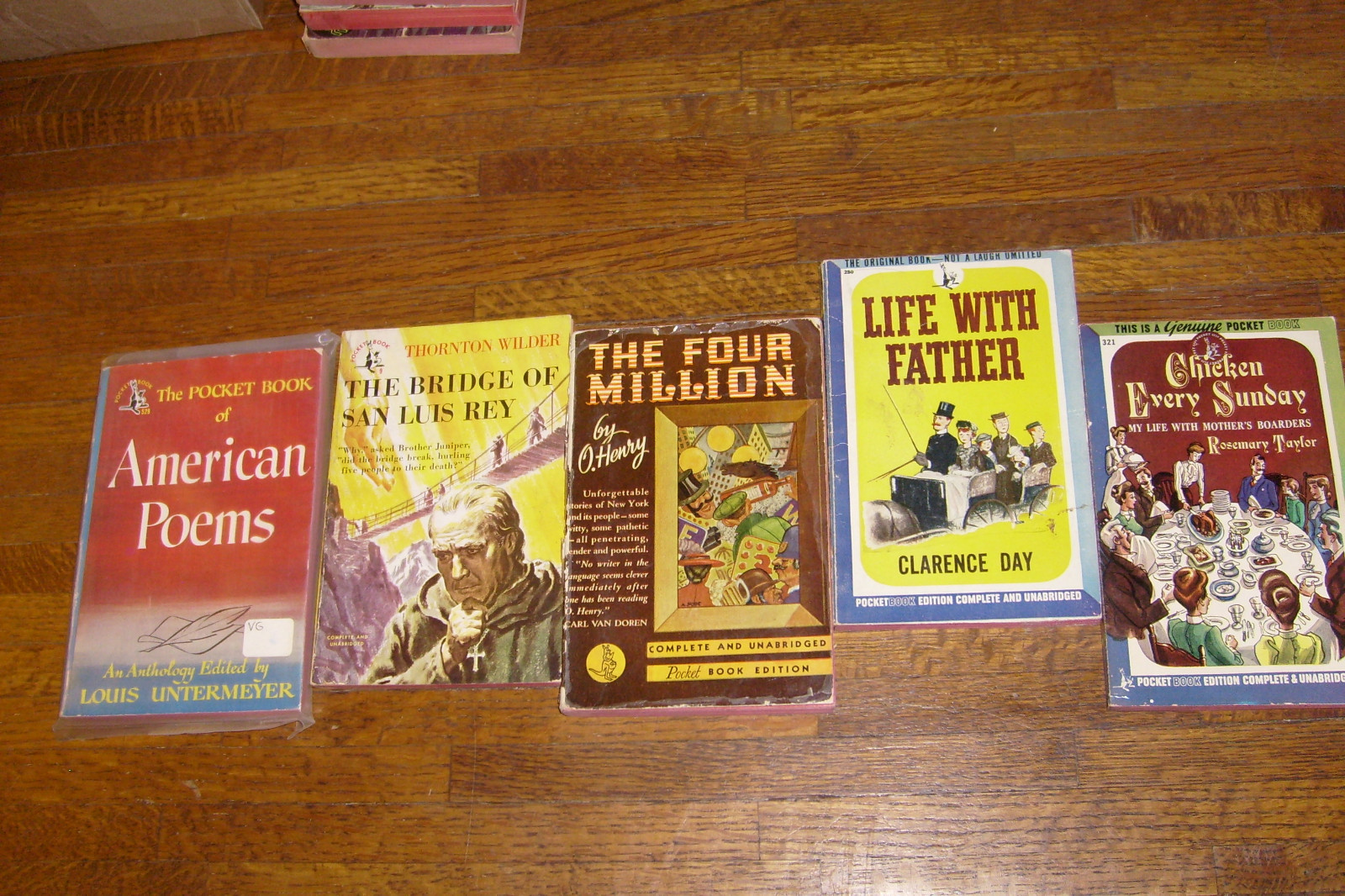 25 VINTAGE PAPERBACKS: POCKET CLASSICS, literature