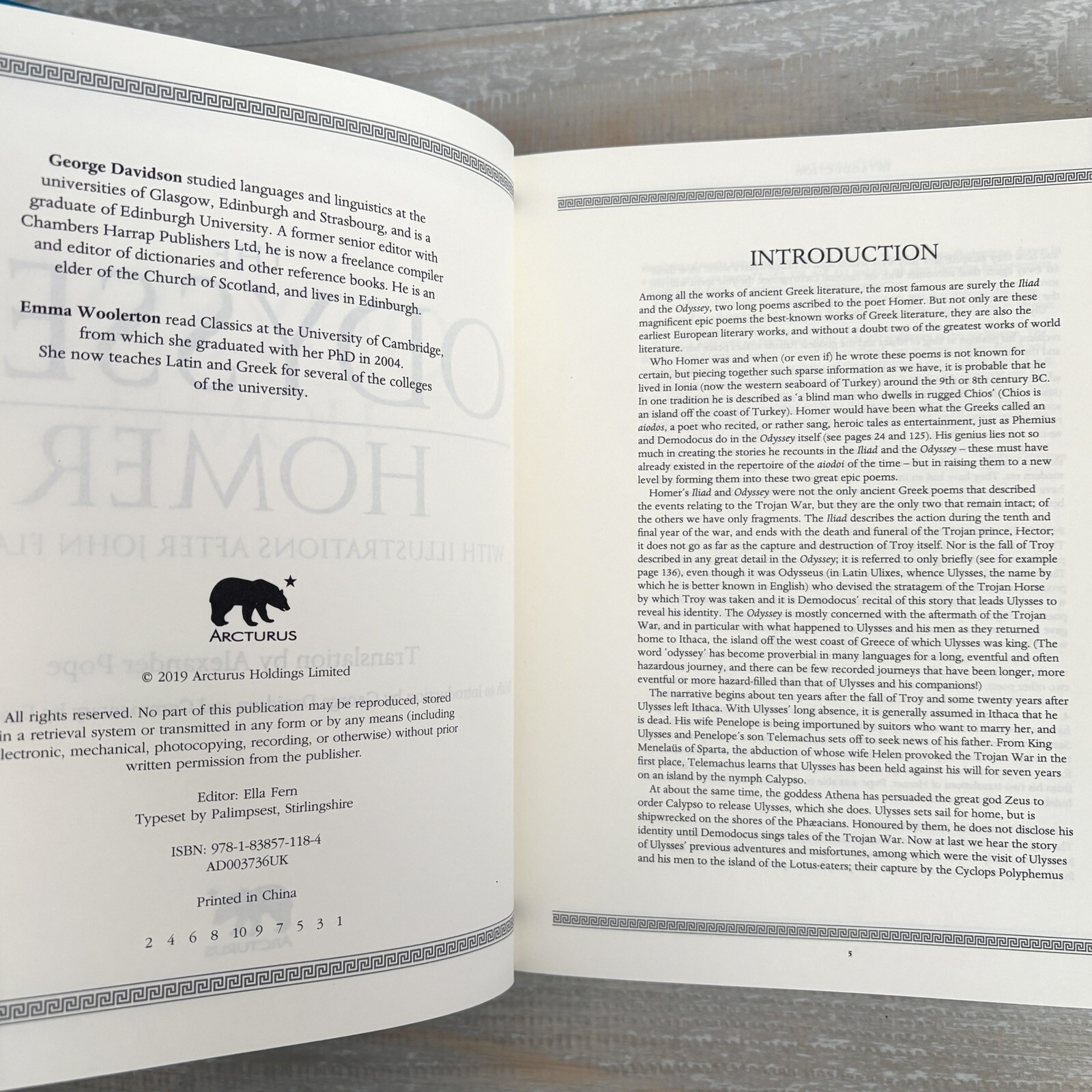 The Iliad & The Odyssey Homer Boxed Sleeve Hardcover Set 2019