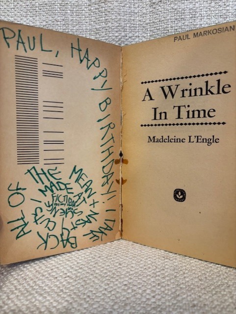A WRINKLE IN TIME MADELEINE L’ENGLE – RARE FIRST PRINTING 1976 – STRANGER THINGS