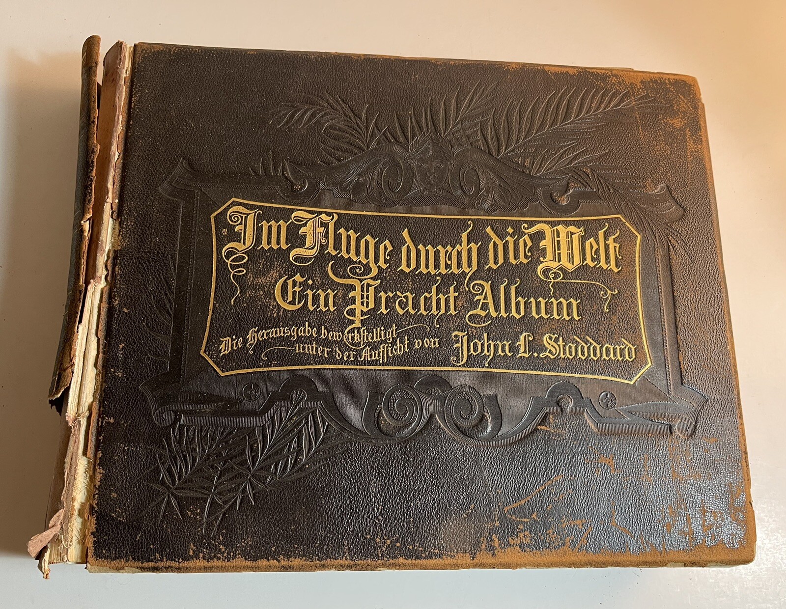 Antique 1892 GLIMPSES of the WORLD A Portfolio of Photographs by John Stoddard