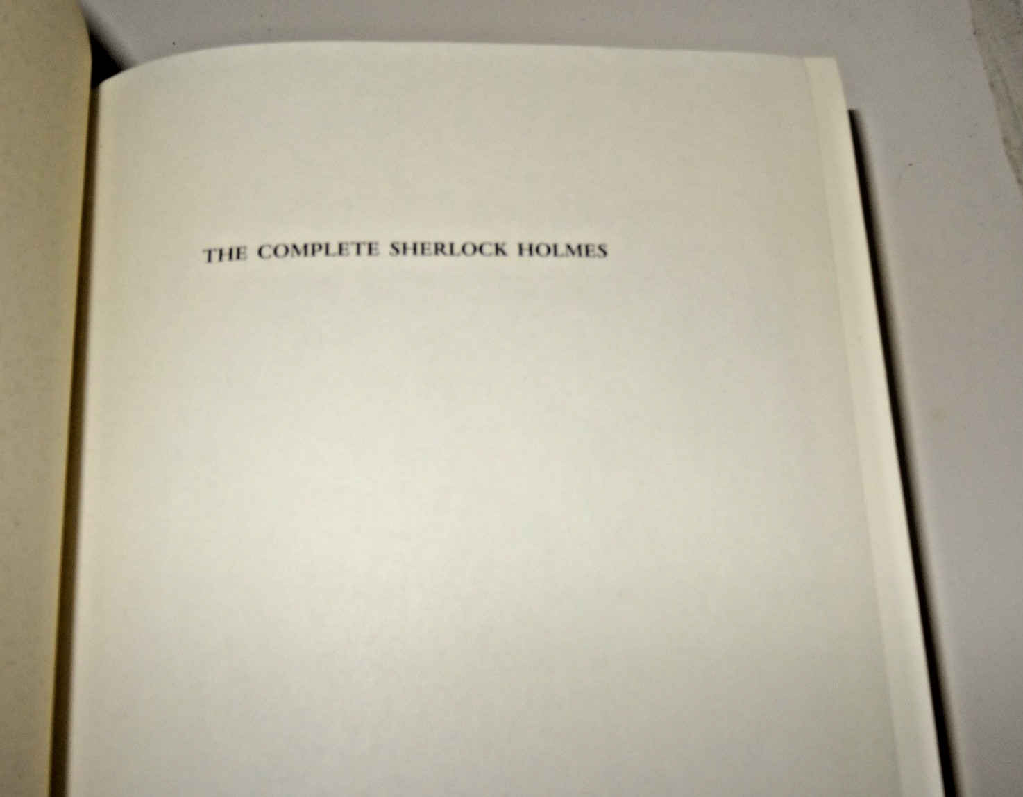 The Complete Sherlock Holmes Barnes & Noble 2009, Doyle, HC Leatherbound Book