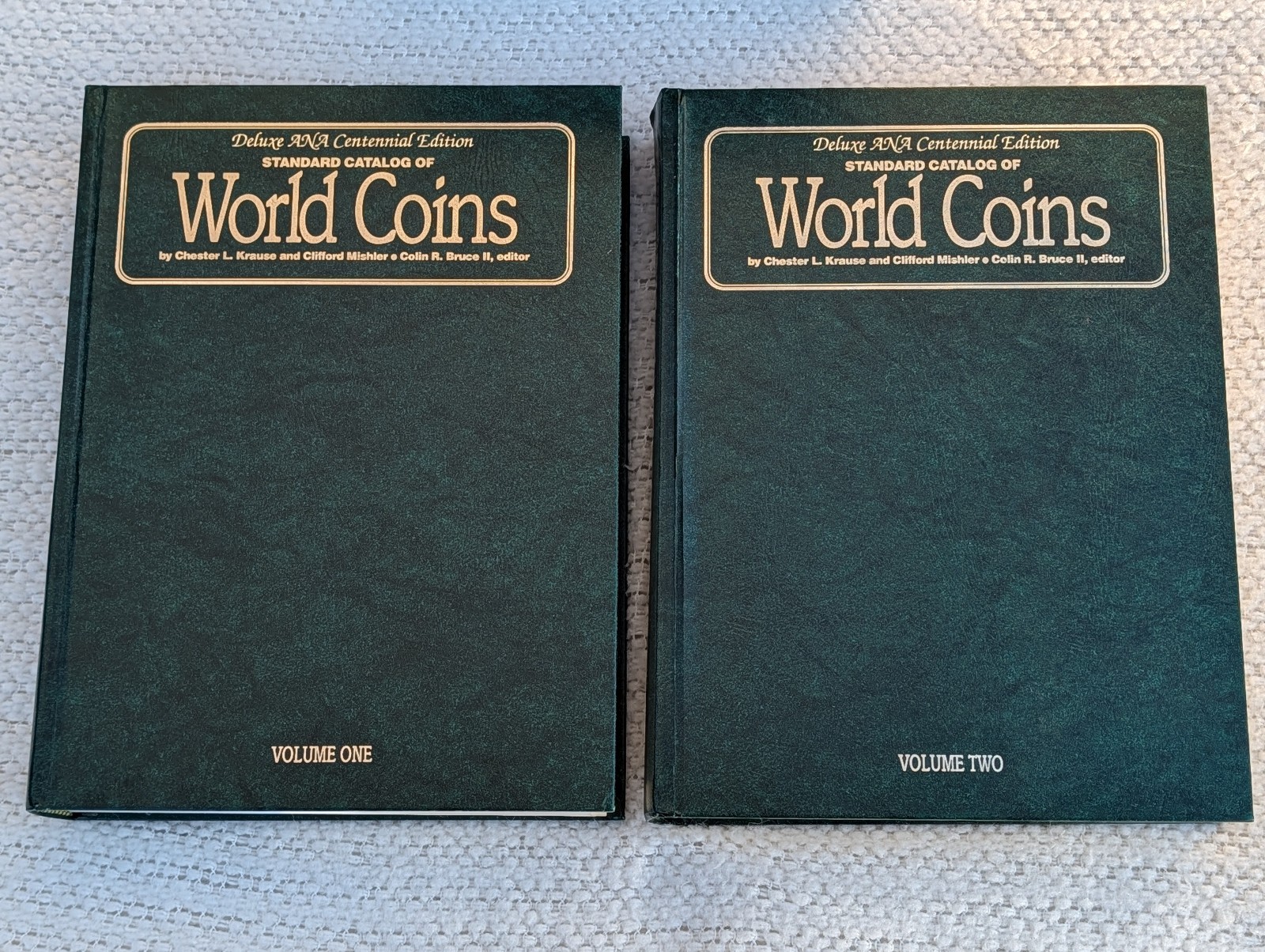 Deluxe ANA Centennial Edition Standard Catalog of World Coins, 2 Volume Box Set