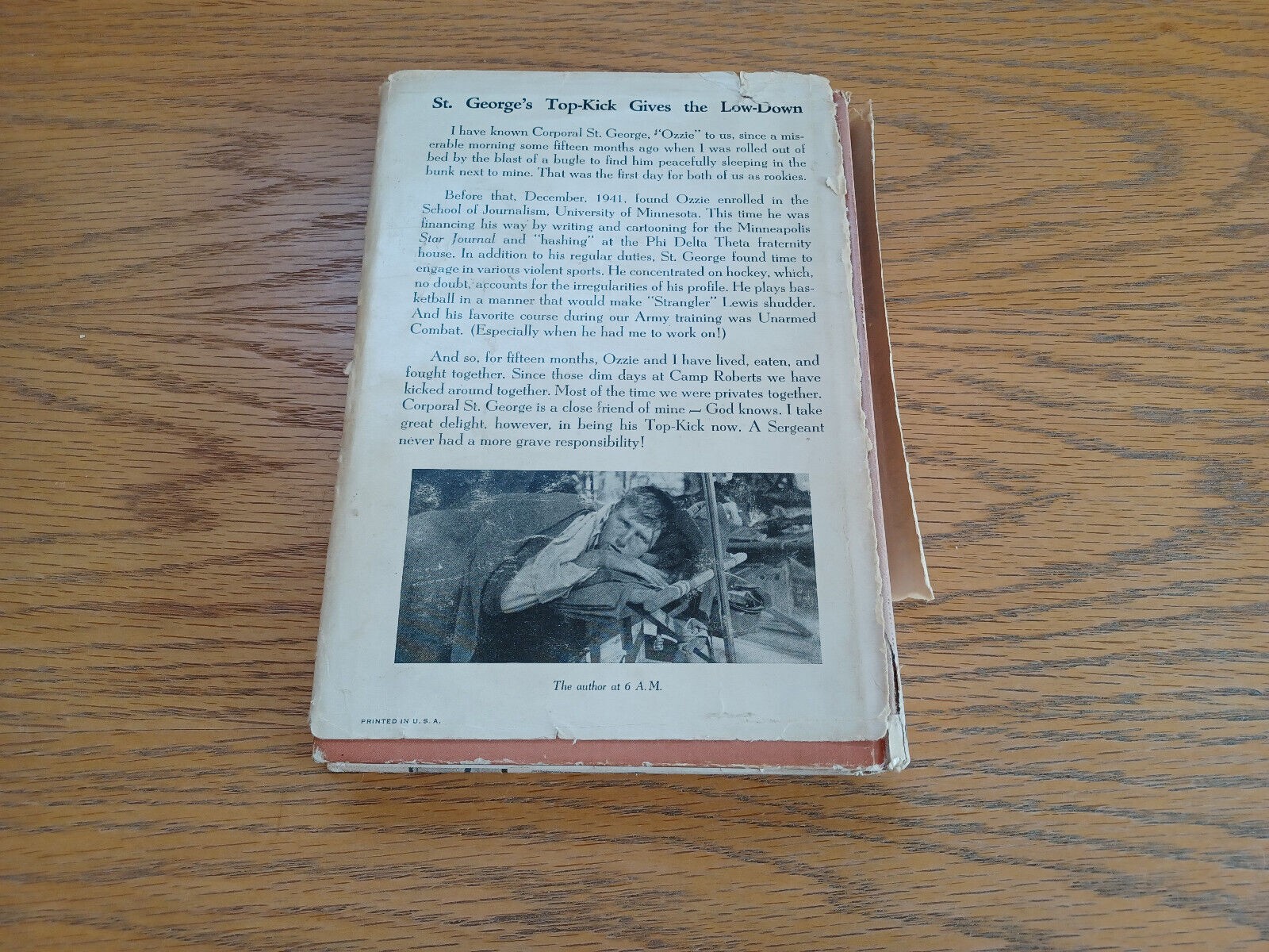 C/O Postmaster Thomas R St George 1943 Thomas Y Crowell Hardcover Dust Jacket
